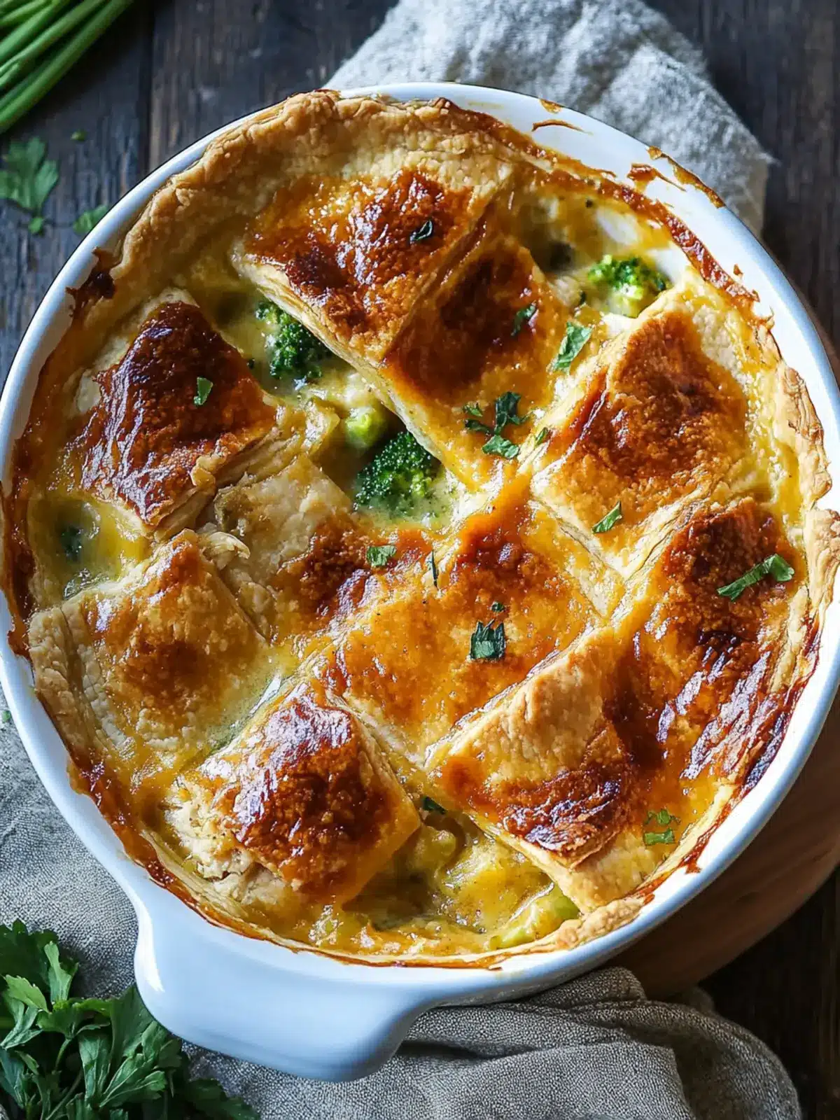 Savor Broccoli Cheddar Chicken Pot Pie for Cozy Nights 2 Broccoli Cheddar Chicken Pot Pie