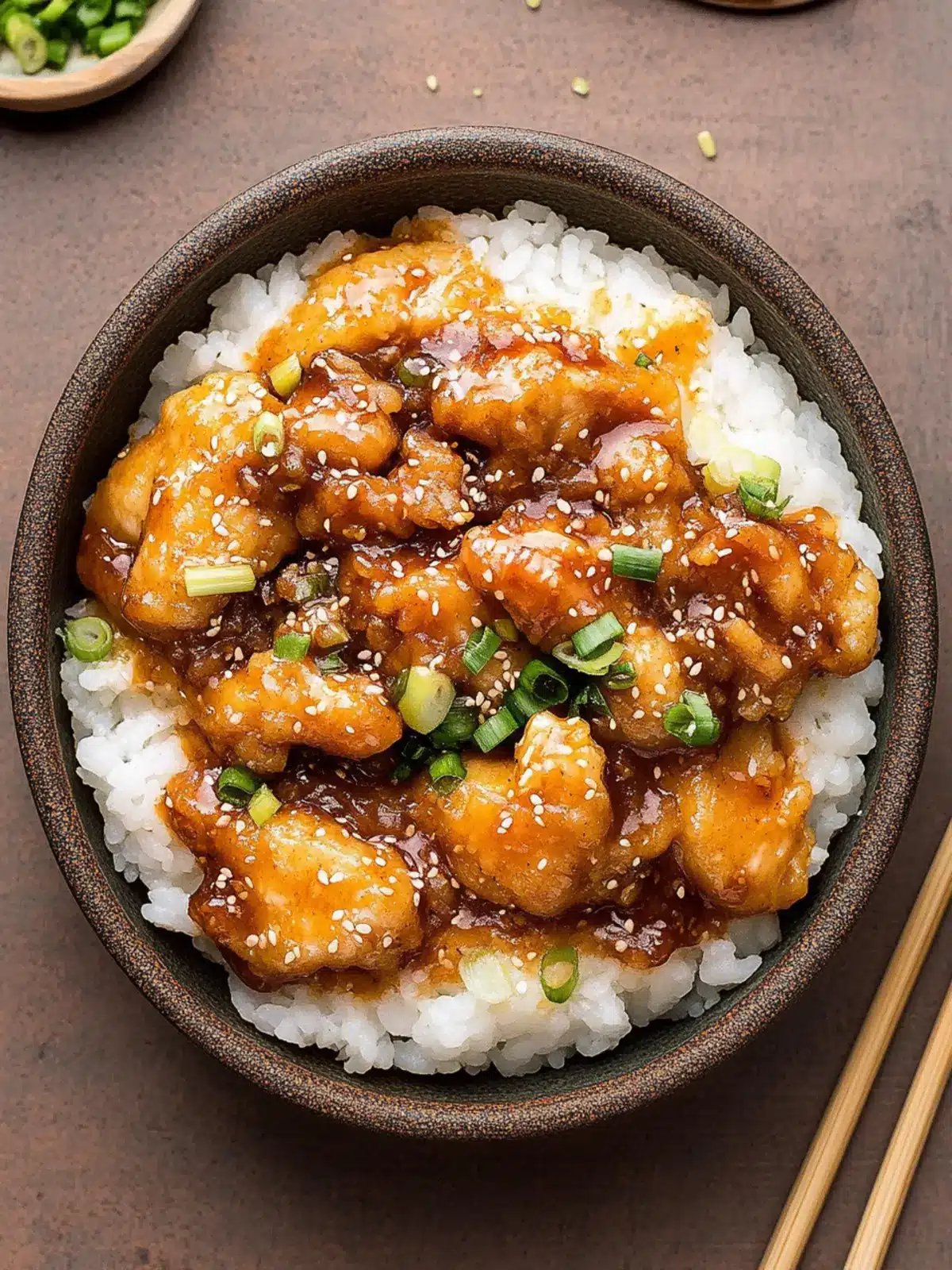Savor the Flavor: General Tso's Chicken Oyakodon Delight 5 General Tso's Chicken Oyakodon