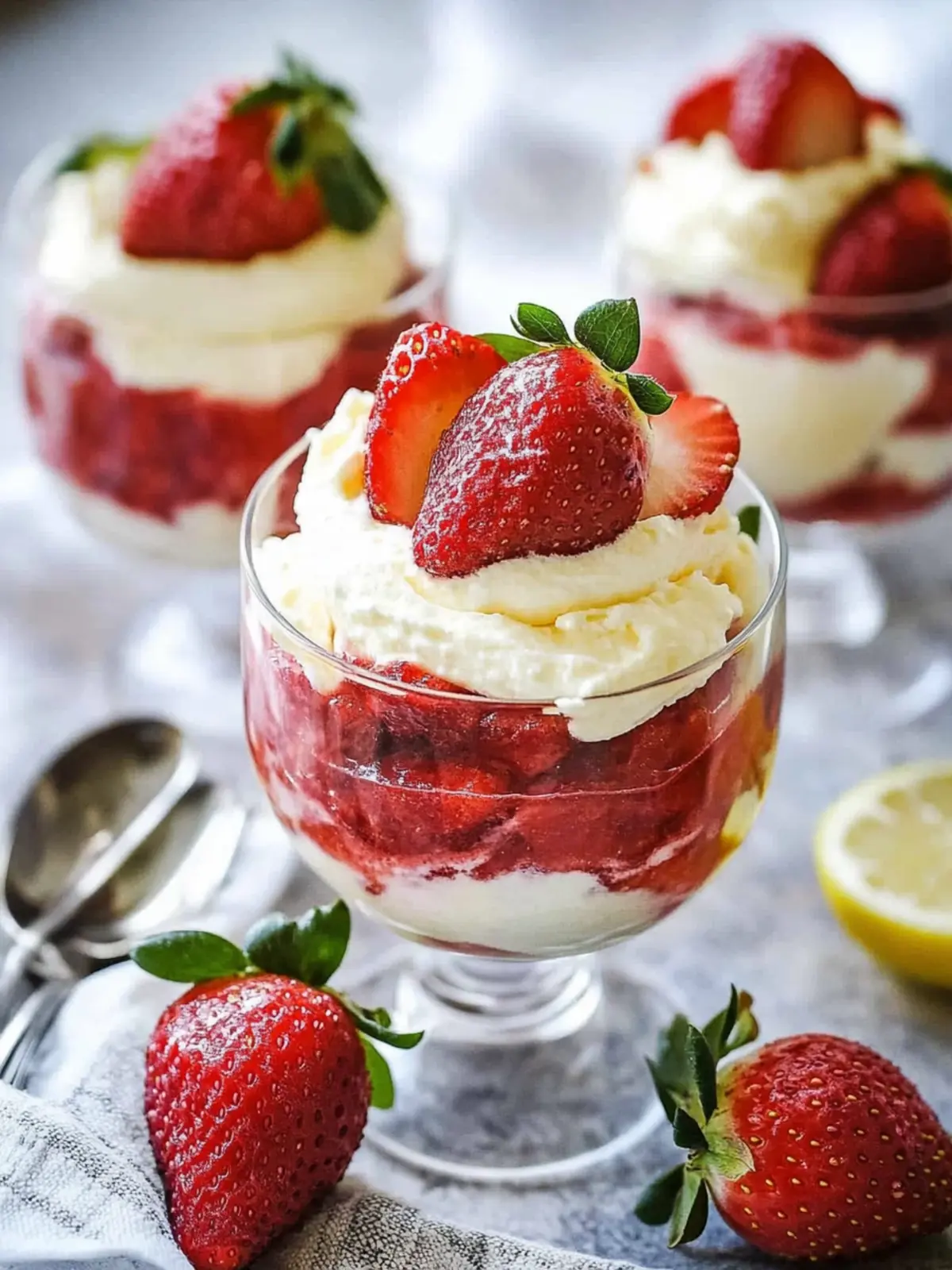 Delightful Strawberry Lemon Mascarpone Mousse Recipe 5 Strawberry Lemon Mascarpone Mousse