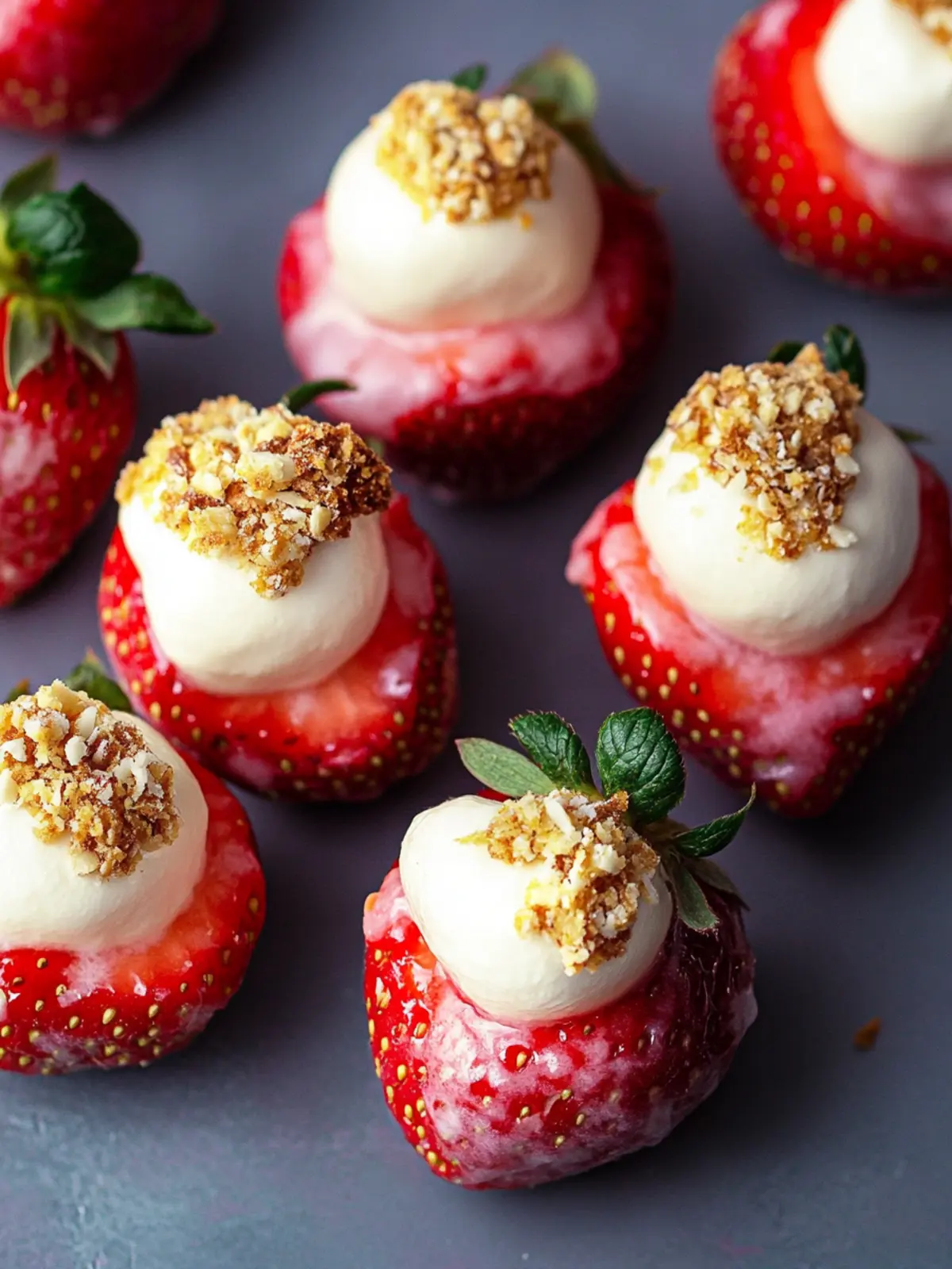 Cheesecake Stuffed Strawberries: A Sweet Delight You’ll Love 2 Cheesecake Stuffed Strawberries