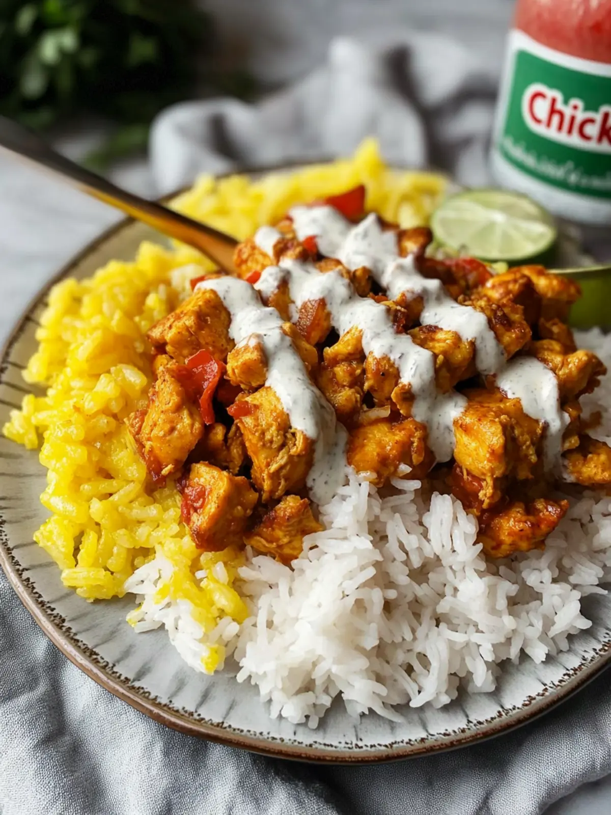 Halal Cart Vegan Chicken Over Rice That'll Blow Your Mind 4 Halal Cart Vegan “Chicken” Over Rice