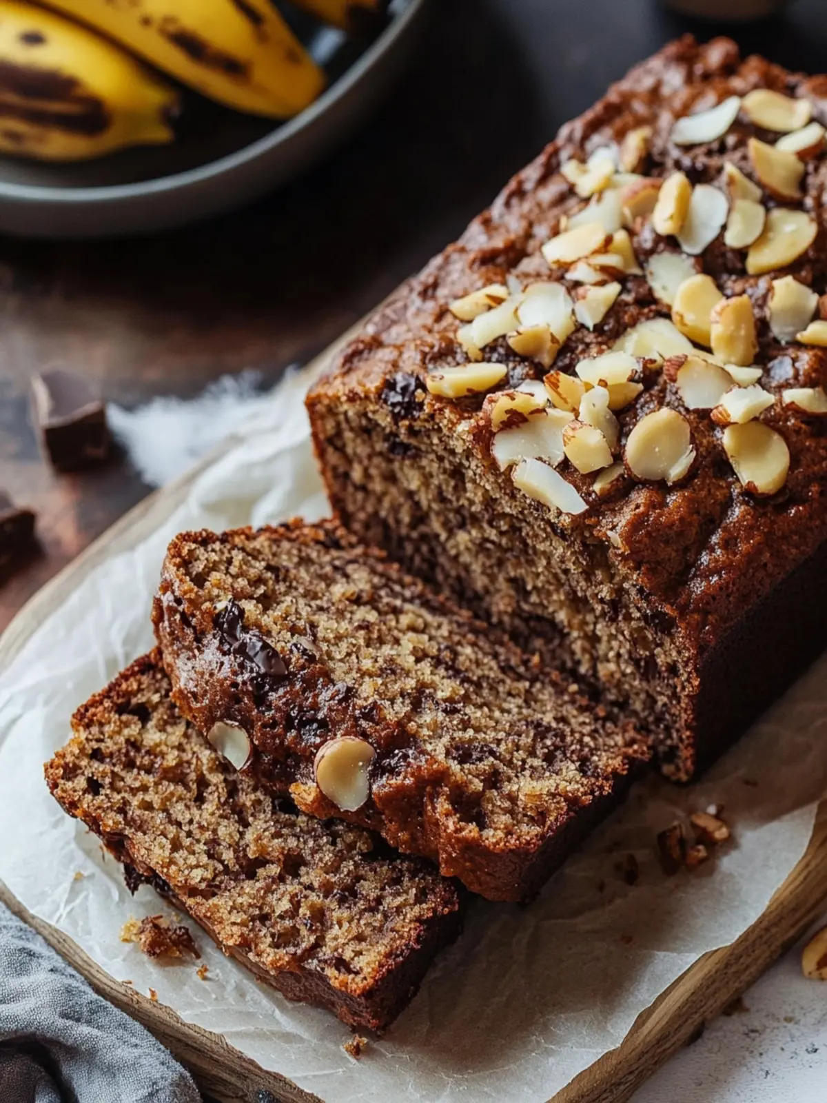 Delightful Chocolate Coconut Walnut Banana Bread Recipe 2 Chocolate Coconut Walnut Banana Bread