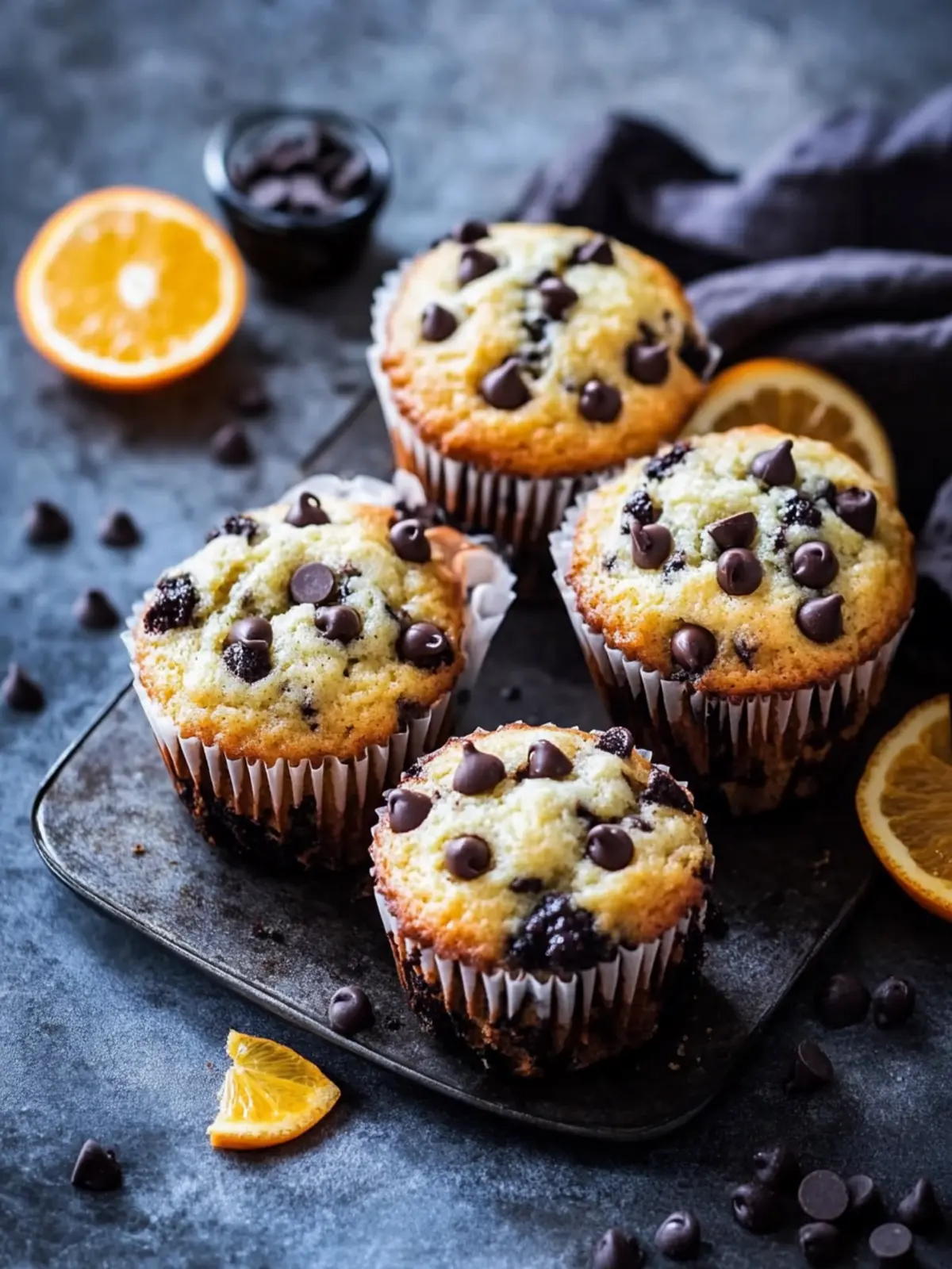 Zesty Orange Chocolate Chip Muffins for a Sweet Morning Boost 2 Orange Chocolate Chip Muffins