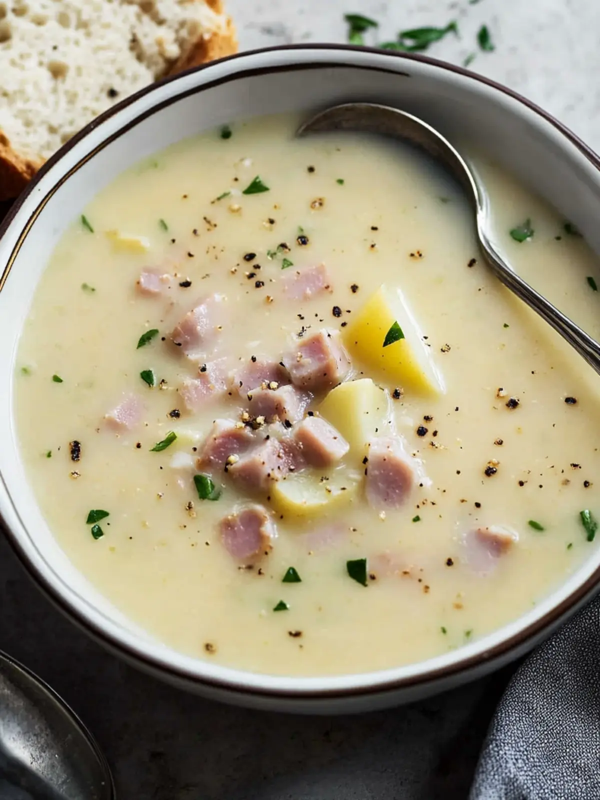 Creamy Ham and Potato Soup for Cozy Nights In 2 Ham and Potato Soup