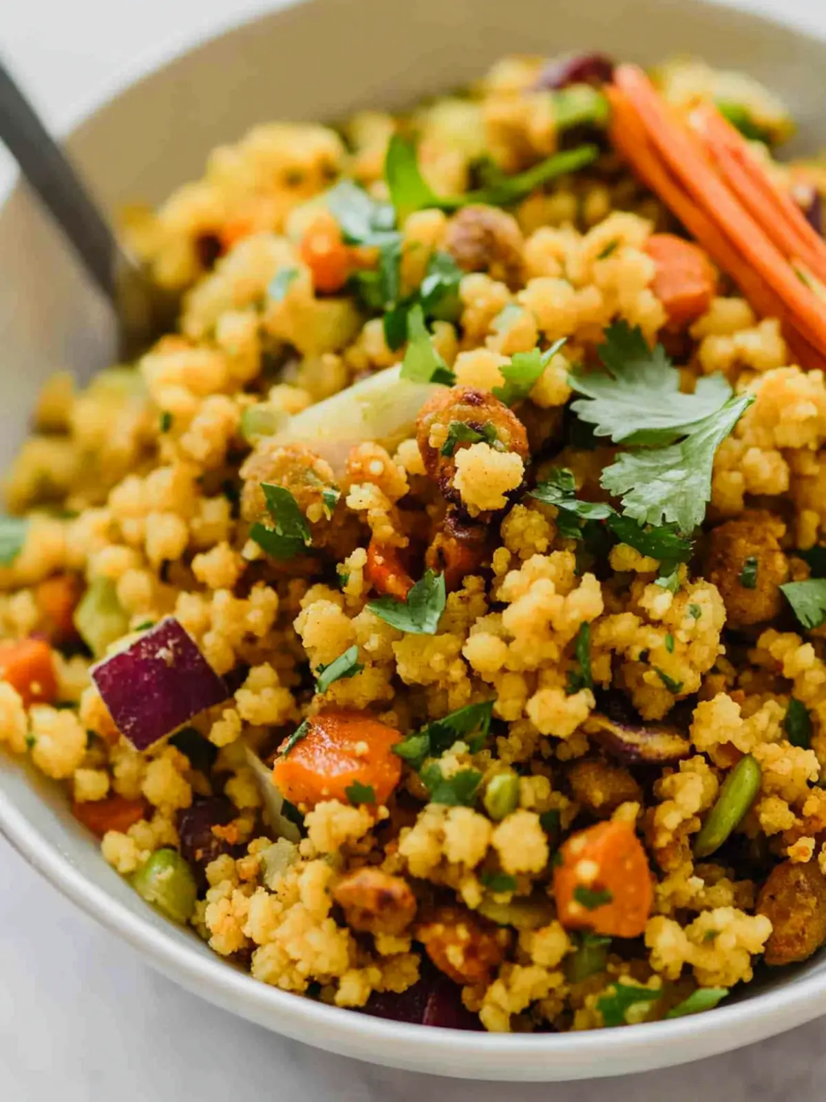 Curried Couscous Vegan Salad: A Flavor-Packed Delight 3 Curried Couscous Vegan Salad