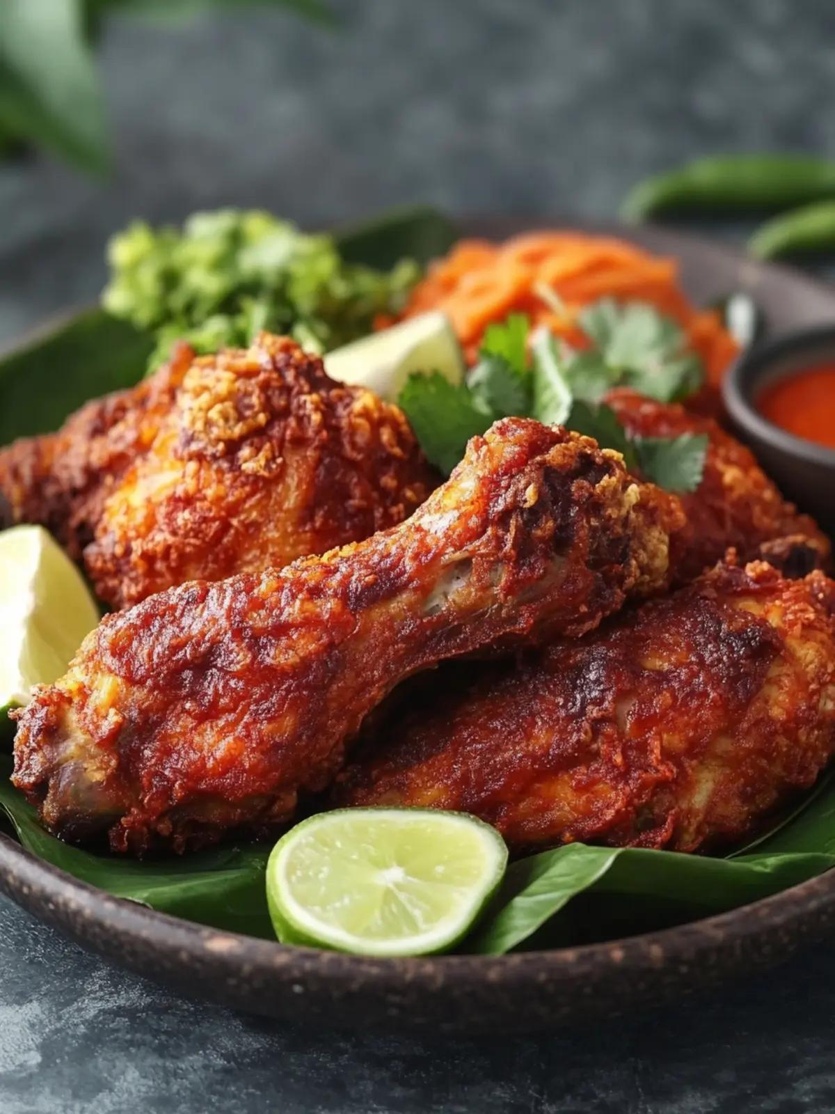Irresistible Rendang Fried Chicken: A Flavor Explosion! 2 Rendang Fried Chicken