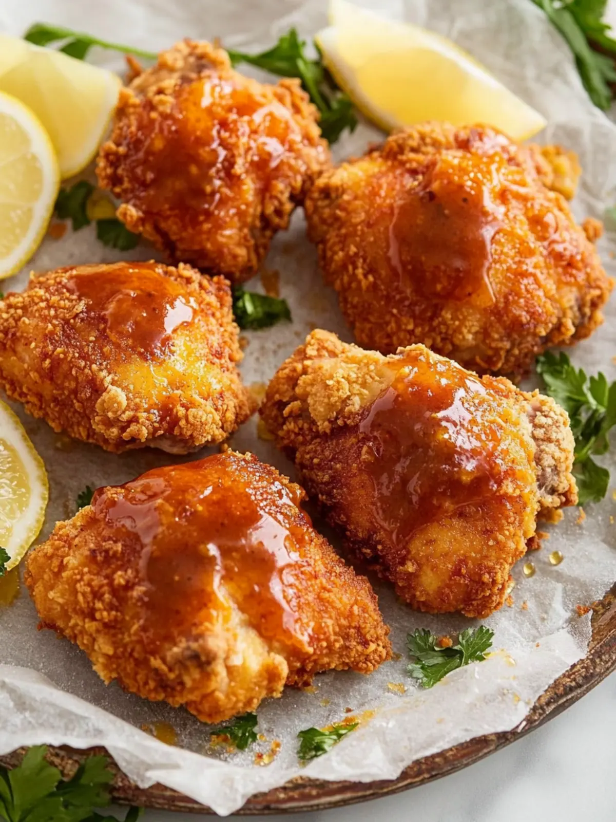 Oven-Fried Southern Chicken with Honey Bourbon Bliss 2 Oven-Fried Southern Chicken