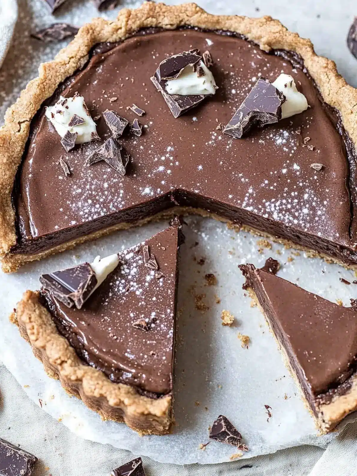 Decadent Double Chocolate Cookie Dough Tart You’ll Love 2 Double Chocolate Cookie Dough Tart