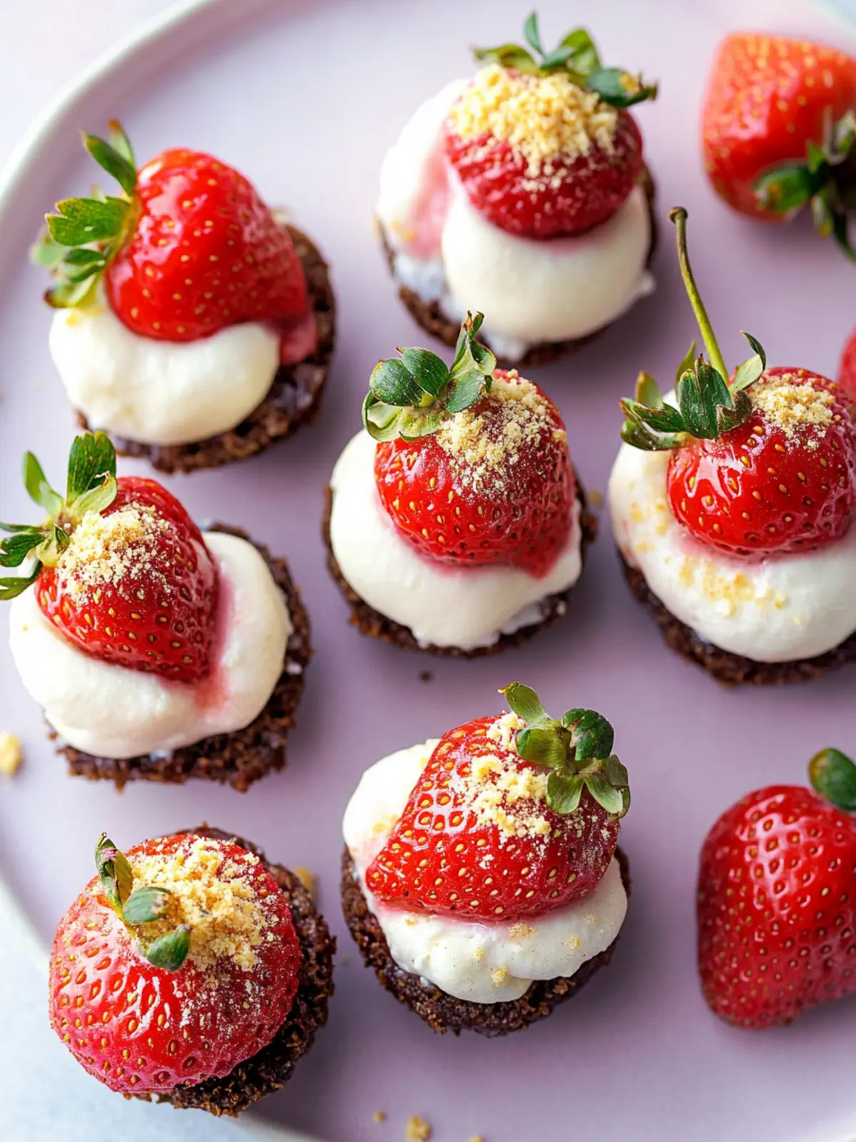 Cheesecake Stuffed Strawberries: A Sweet Delight You’ll Love 5 Cheesecake Stuffed Strawberries