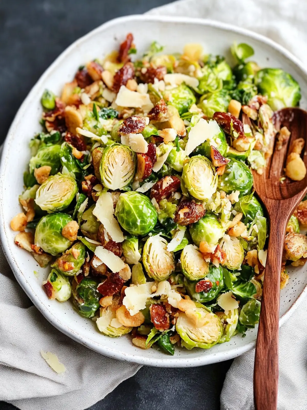 Savor the Warm Brussels Sprouts Salad with Bacon Delight 4 Warm Brussels Sprouts Salad