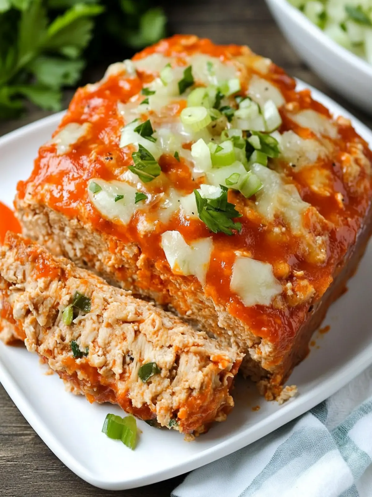 Savory Buffalo Chicken Meatloaf: A Flavorful Twist on Comfort 4 Buffalo Chicken Meatloaf