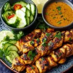Savory Easy Thai Chicken Satay with Creamy Peanut Sauce 9 Easy Thai Chicken Satay & Peanut Sauce