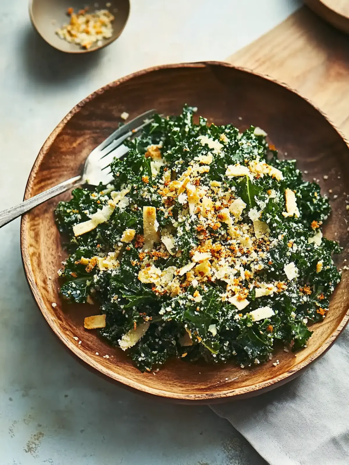Chopped Kale Salad with Toasted Breadcrumbs for Fresh Flavor 4 Chopped Kale Salad with Toasted Breadcrumbs