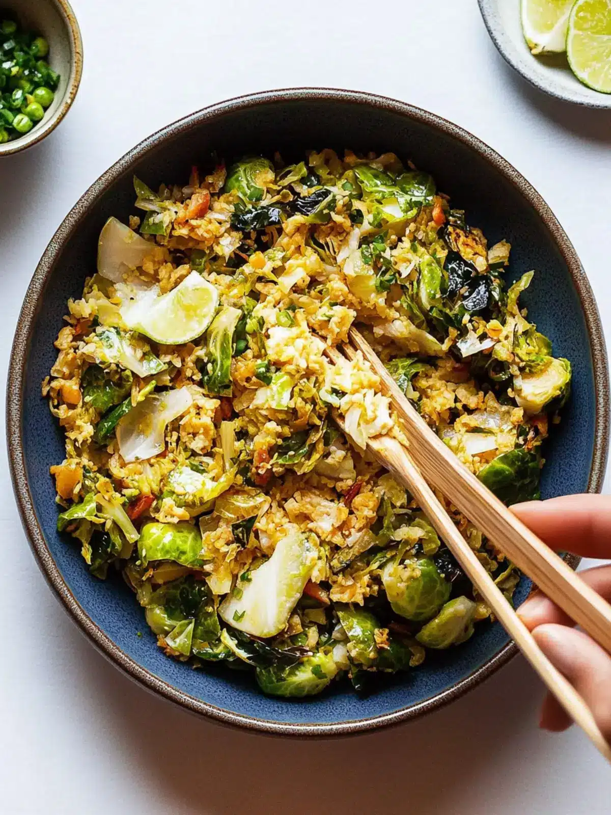 Creamy Lime Brussels Sprout Salad for a Fresh Flavor Boost 3 Creamy Lime Brussels Sprout Salad