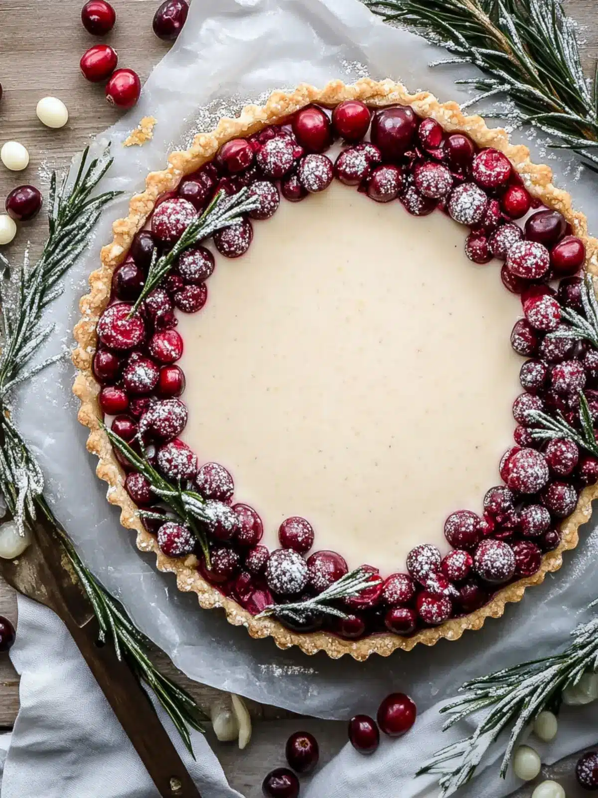 Irresistible White Chocolate Cranberry Tart You Can Make Today 2 White Chocolate Cranberry Tart