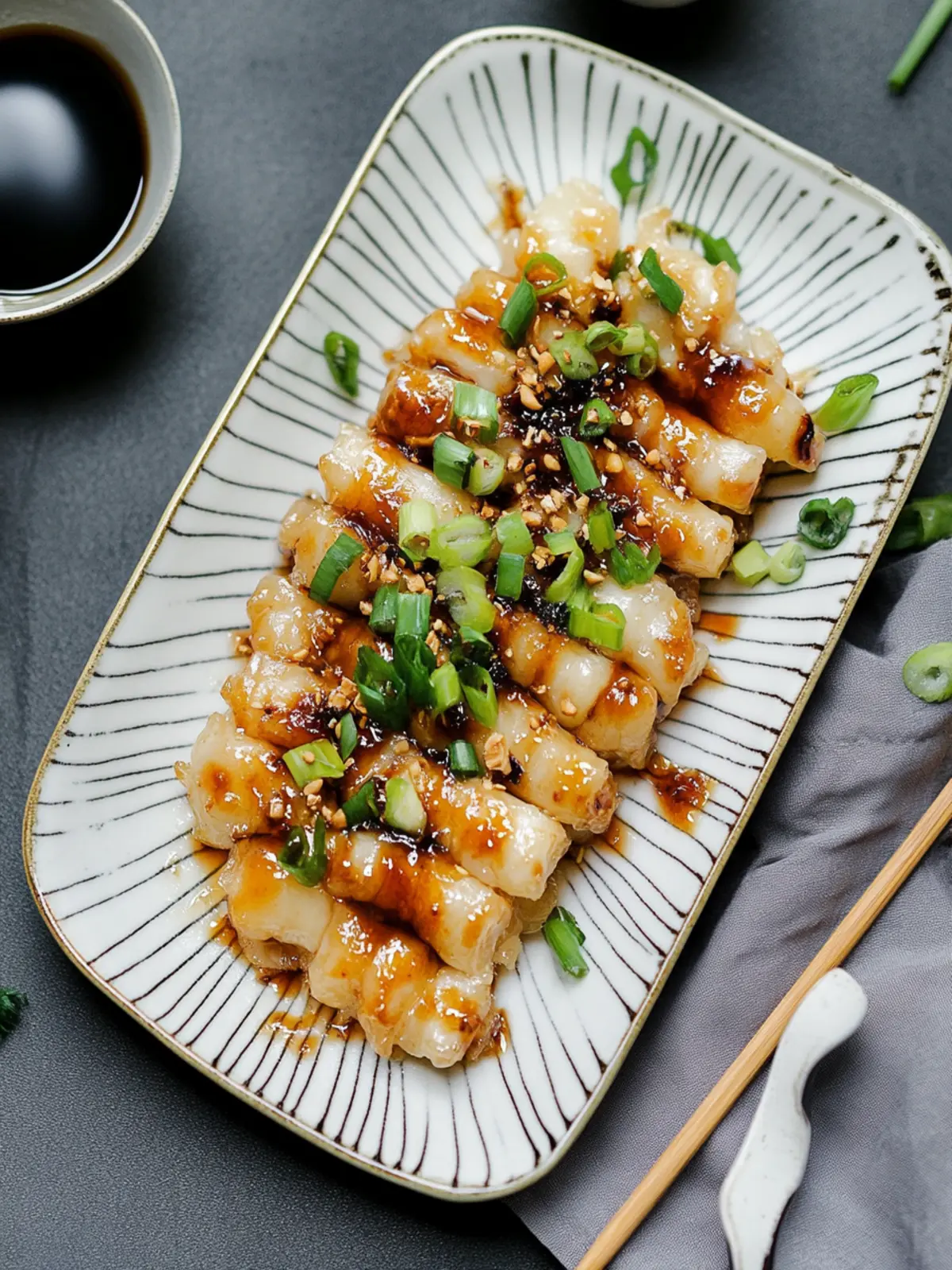 Savory Pan Seared Cheung Fun Noodle Rolls You’ll Love 3 Pan Seared Cheung Fun Noodle Rolls