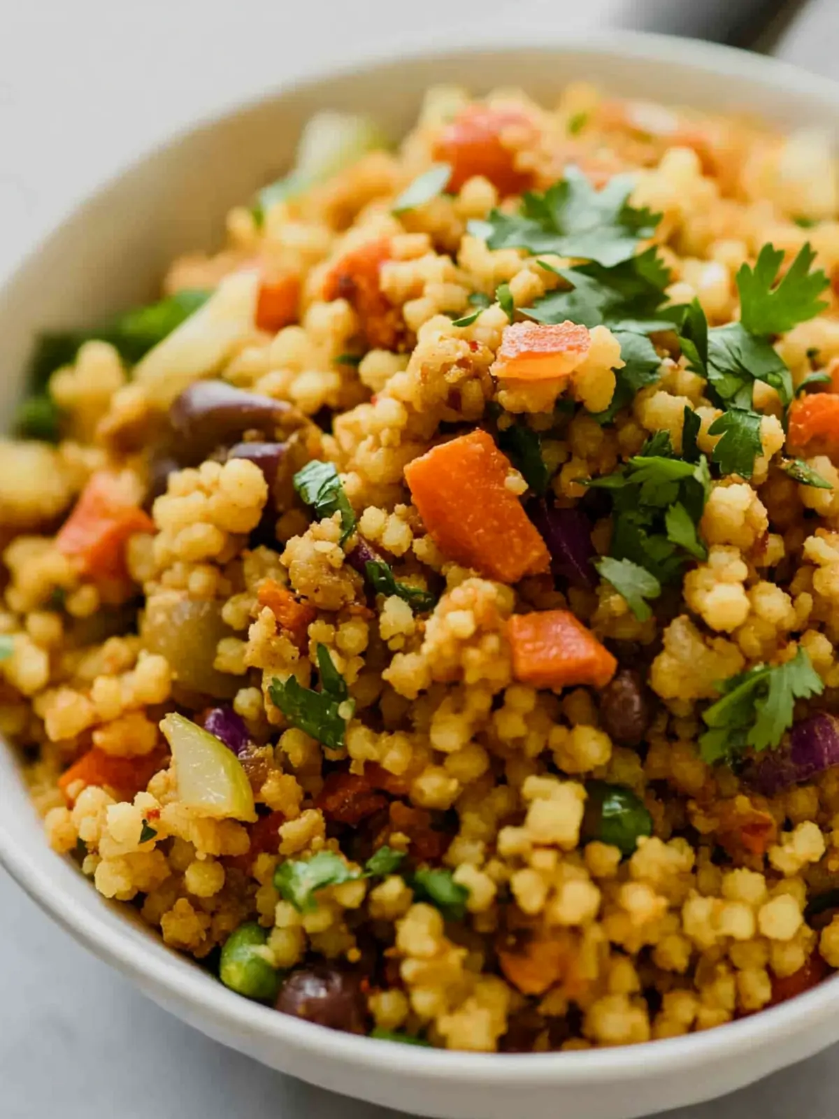 Curried Couscous Vegan Salad: A Flavor-Packed Delight 4 Curried Couscous Vegan Salad