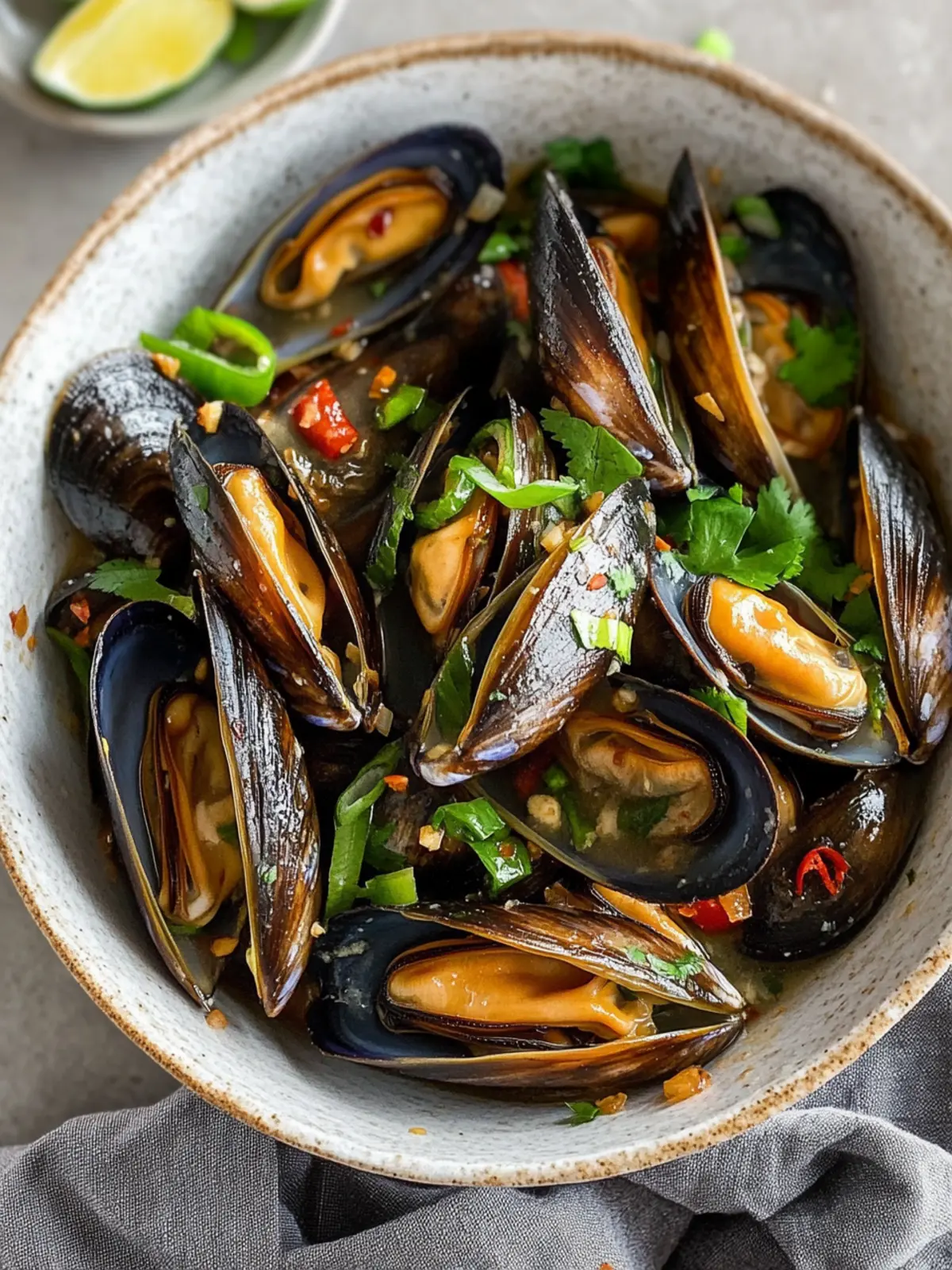 Savor Vietnamese Stir Fry Mussels: A Quick Flavor Explosion 3 Vietnamese Stir Fry Mussels