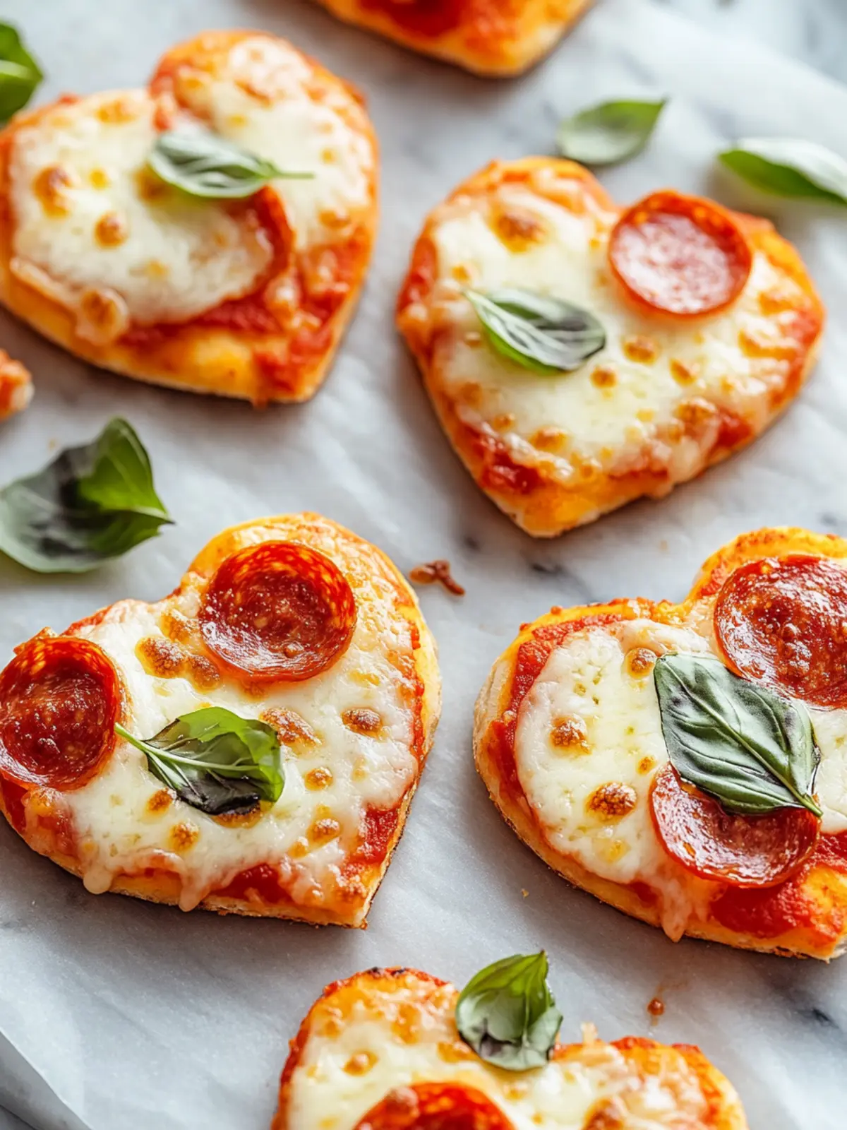 Heart-Shaped Mini Pizzas for a Fun Family Dinner Night 4 Heart-Shaped Mini Pizzas