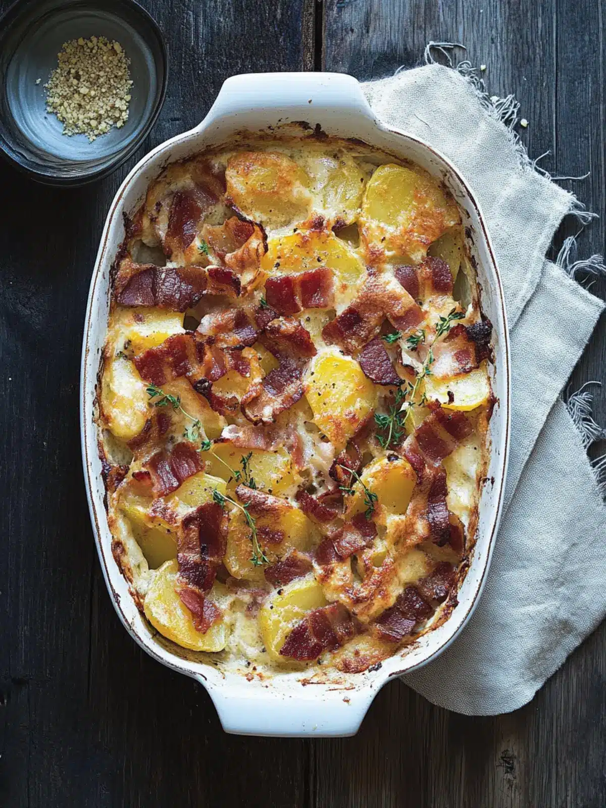 Comforting French Bacon, Potato, and Reblochon Casserole 4 French Bacon, Potato, and Reblochon Casserole