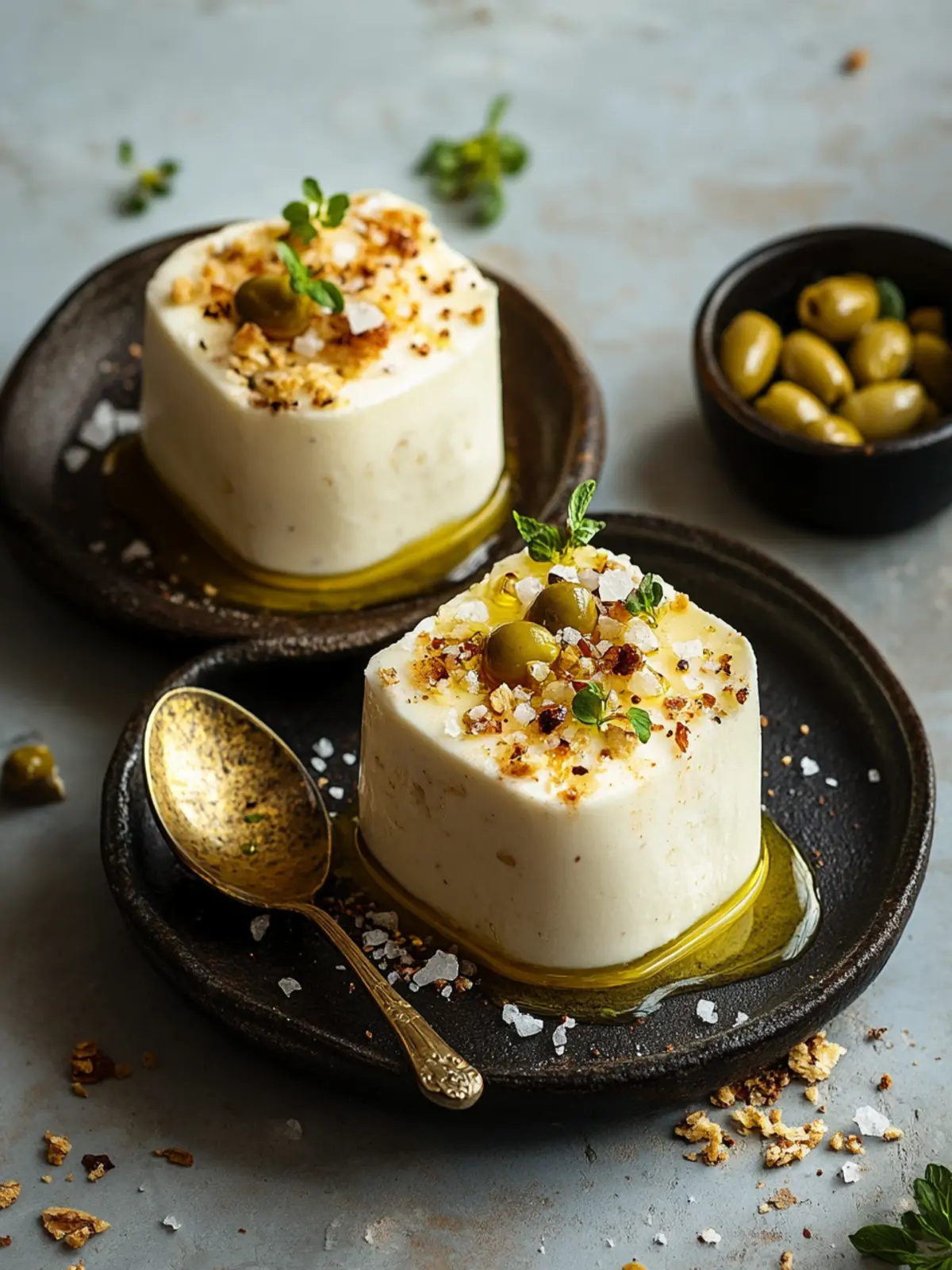 Decadent Sea Salt & Olive Oil Parfait with Pistachio Crunch 3 Sea Salt & Olive Oil Parfait