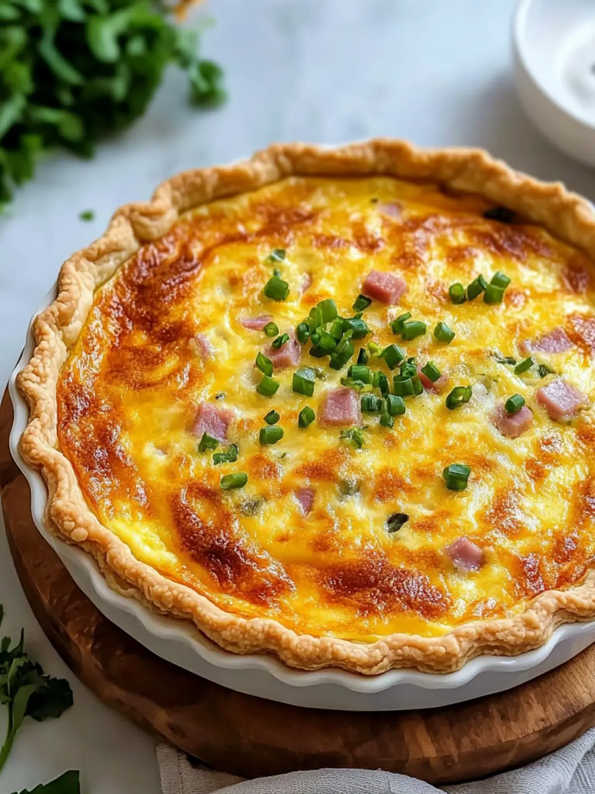 Quick Ham and Cheese Quiche: A Family Favorite in Minutes 3 Quick Ham and Cheese Quiche