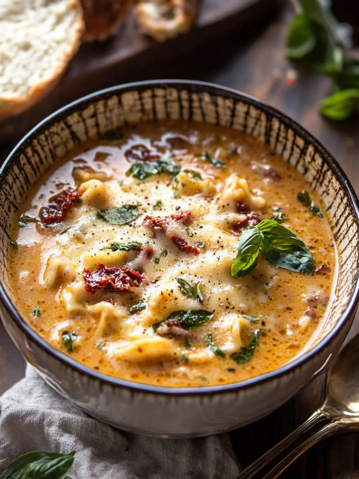 Crockpot Creamy Sun-Dried Tomato Lasagna Soup for Cozy Nights 5 Crockpot Creamy Sun-Dried Tomato Lasagna Soup