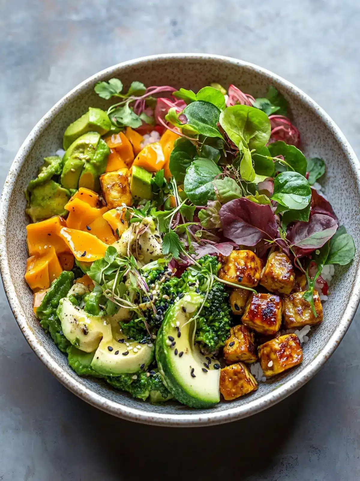 Savory Garden Tempeh Bowl for a Flavorful Home Feast 4 Garden Tempeh Bowl