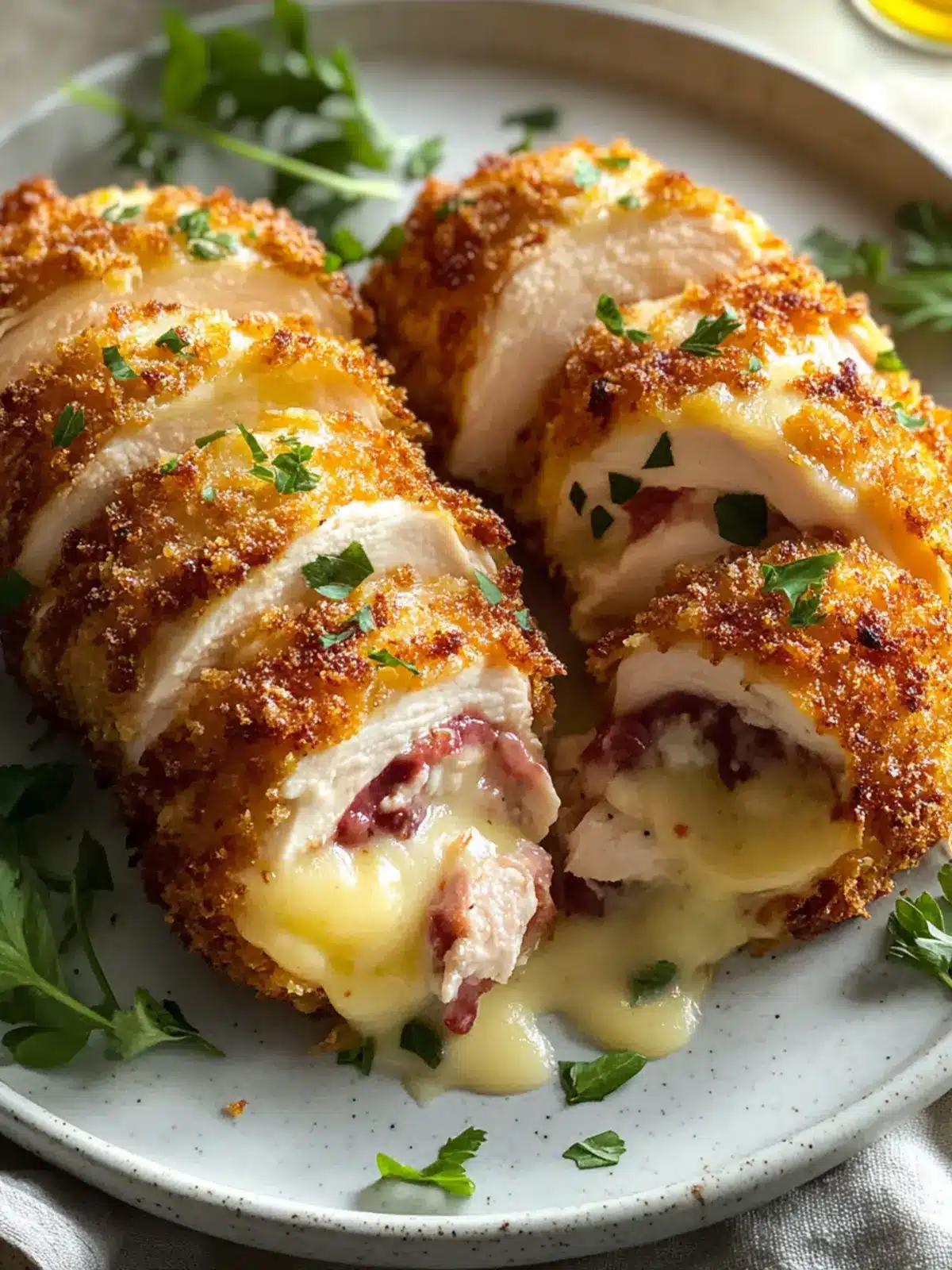 Delicious Chicken Cordon Bleu with a Crispy Cheesy Surprise 5 Chicken Cordon Bleu