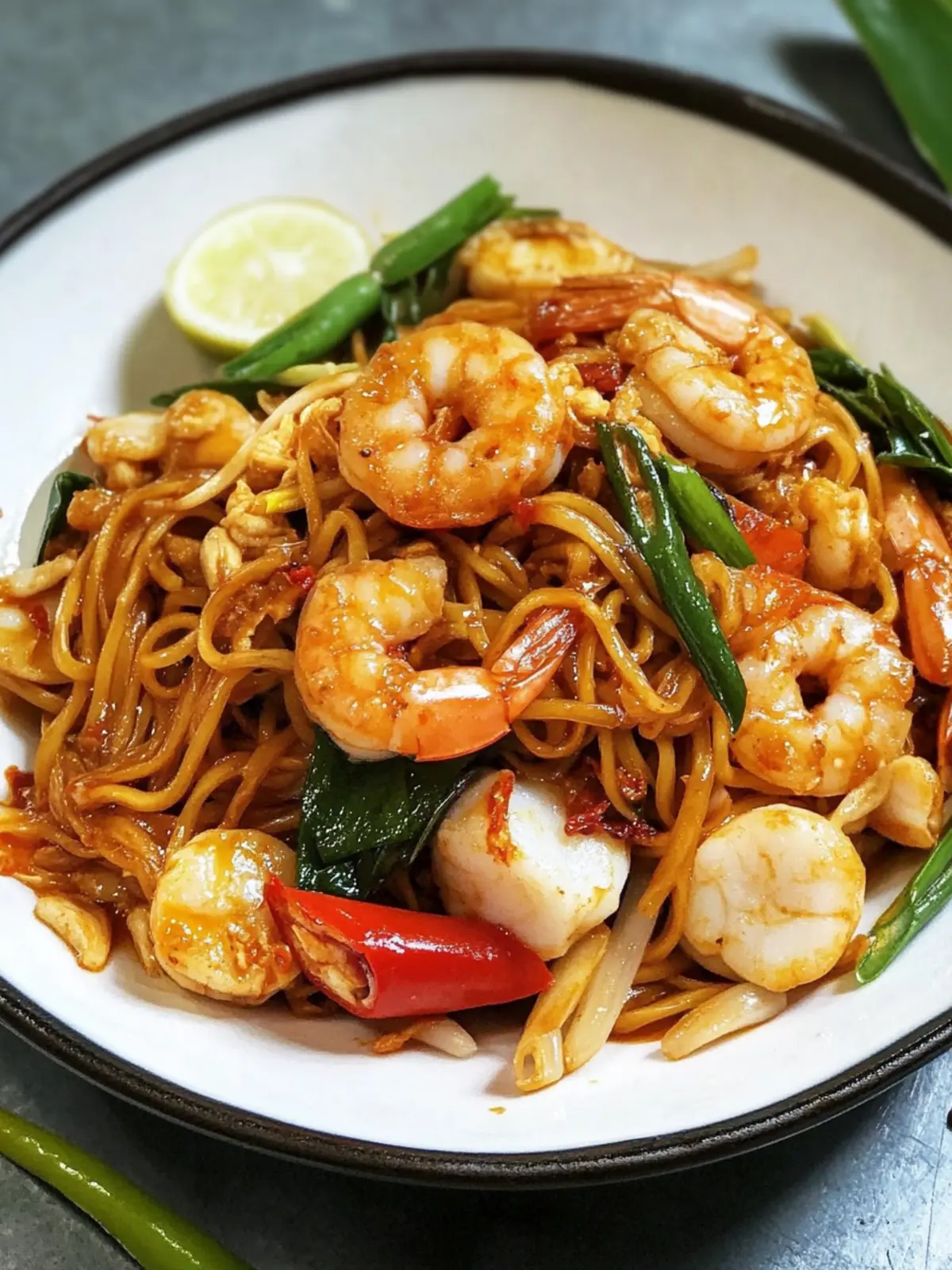 Savor the Flavor: Amelia's Seafood Mee Goreng Delight 4 Seafood Mee Goreng by Amelia Renee Lim