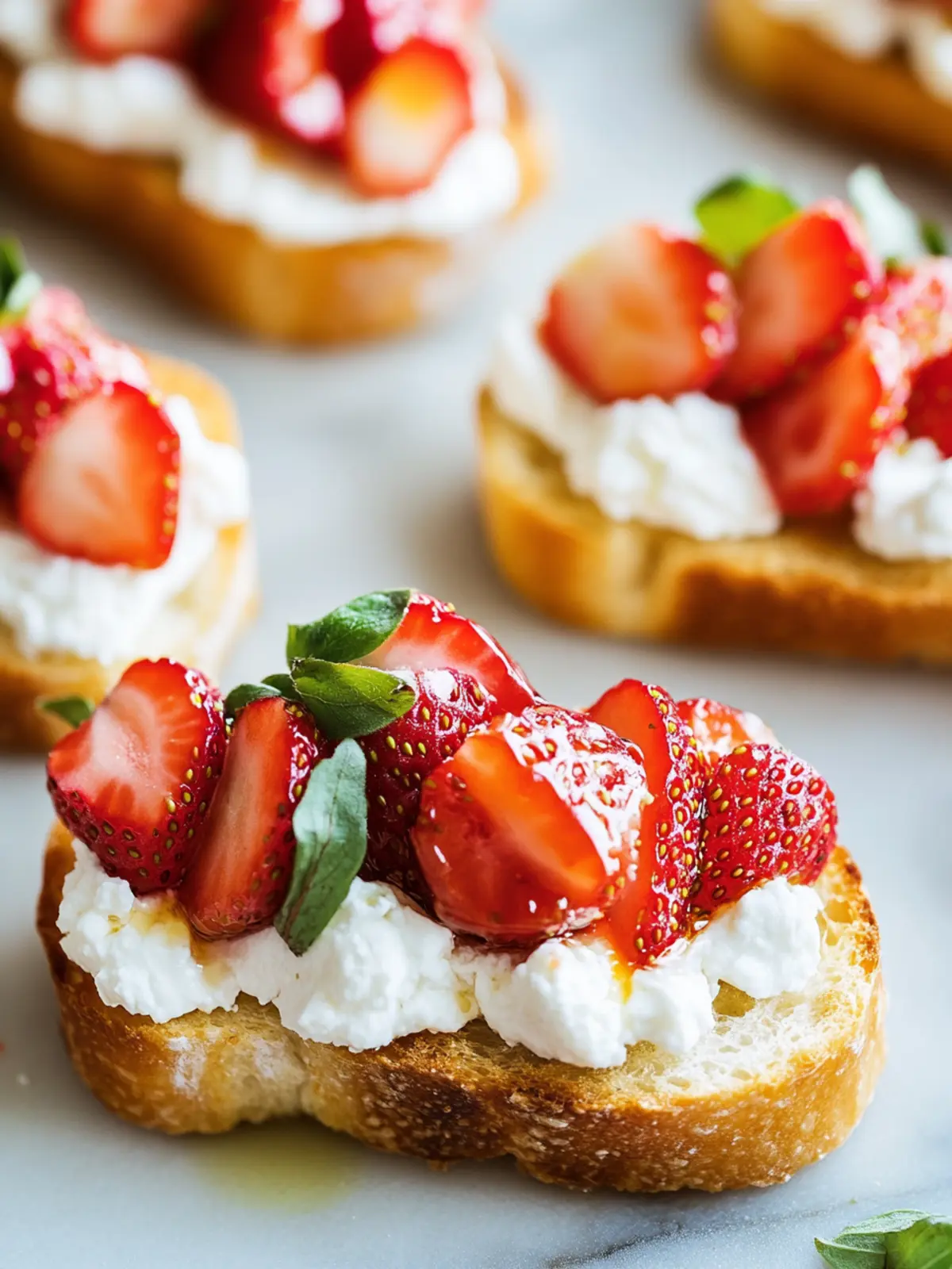 Savory Strawberry Goat Cheese Crostini for Perfect Snacks 4 Strawberry Goat Cheese Crostini