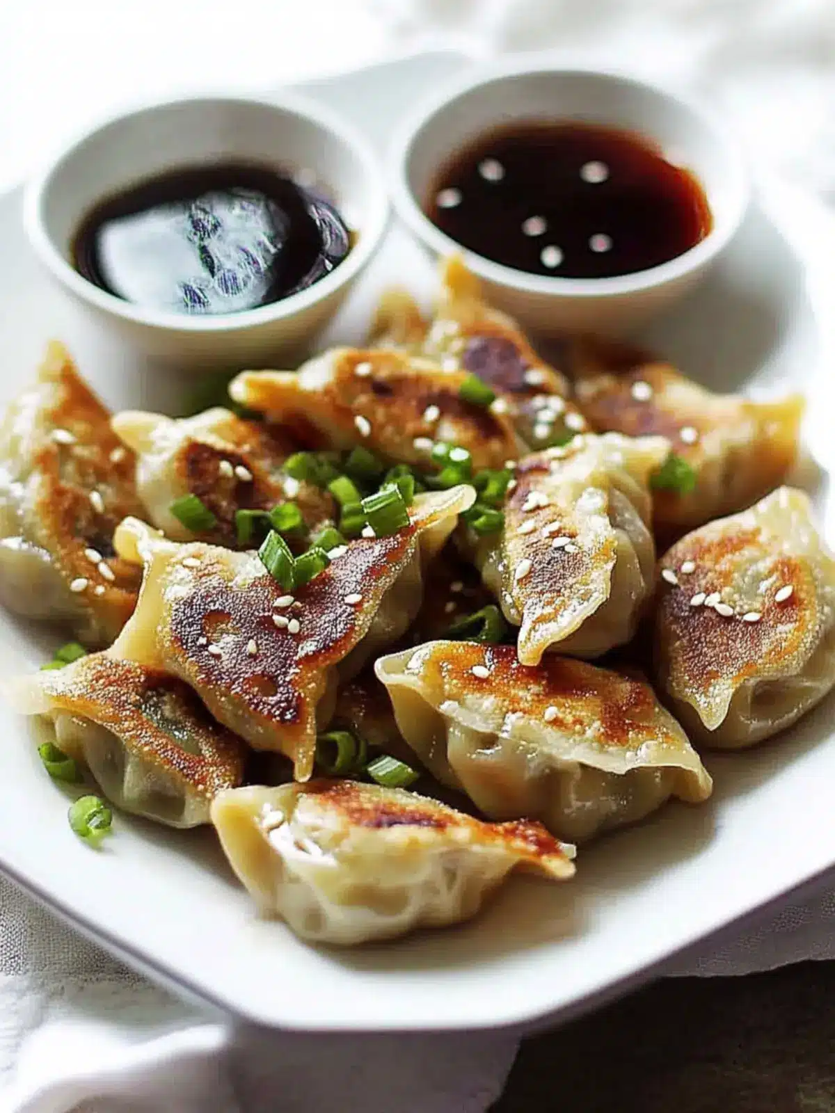 Savory Easy Asian Dumplings with Hoisin Dipping Sauce Recipe 2 Easy Asian Dumplings with Hoisin Dipping Sauce
