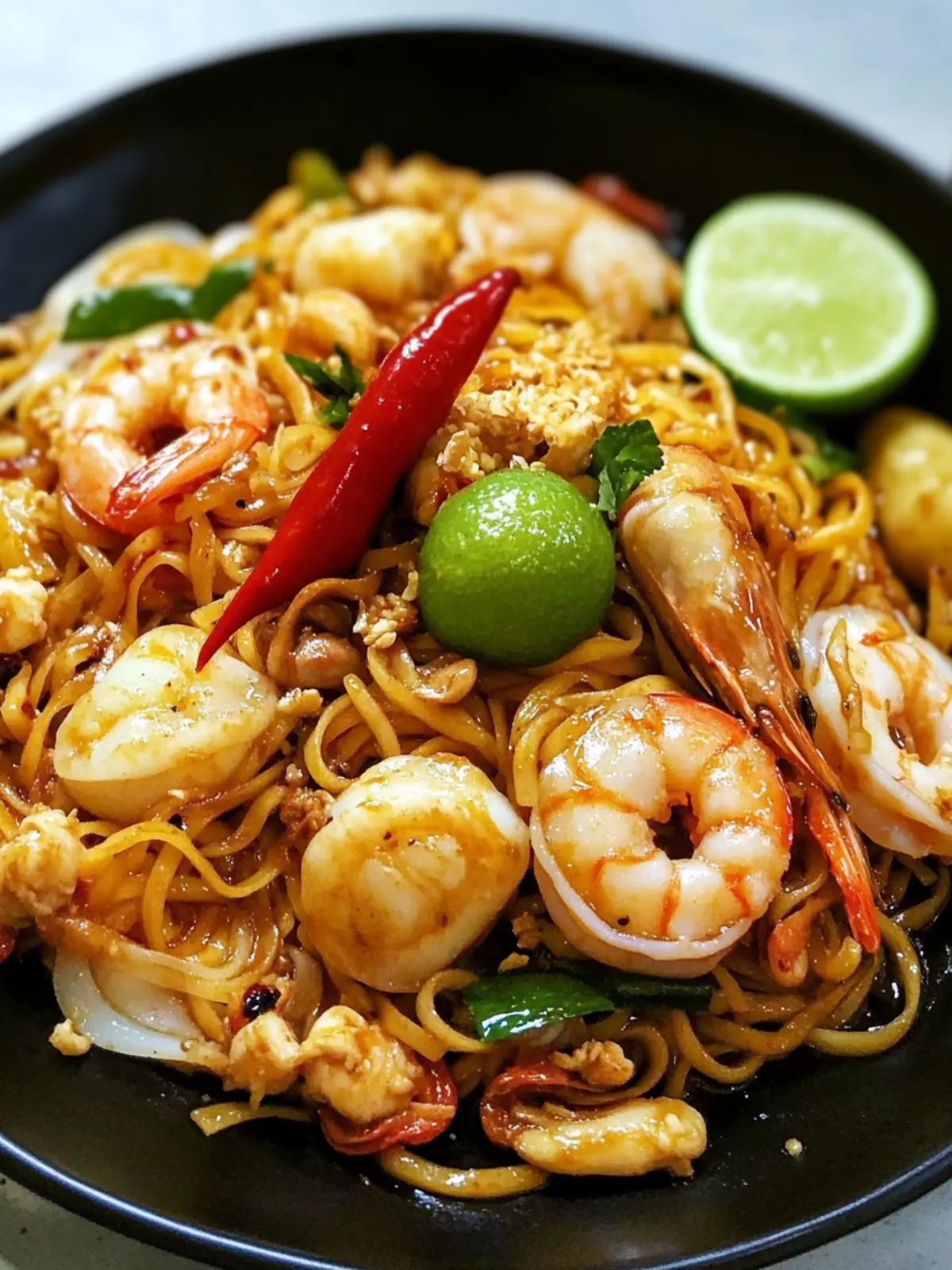 Savor the Flavor: Amelia's Seafood Mee Goreng Delight 3 Seafood Mee Goreng by Amelia Renee Lim