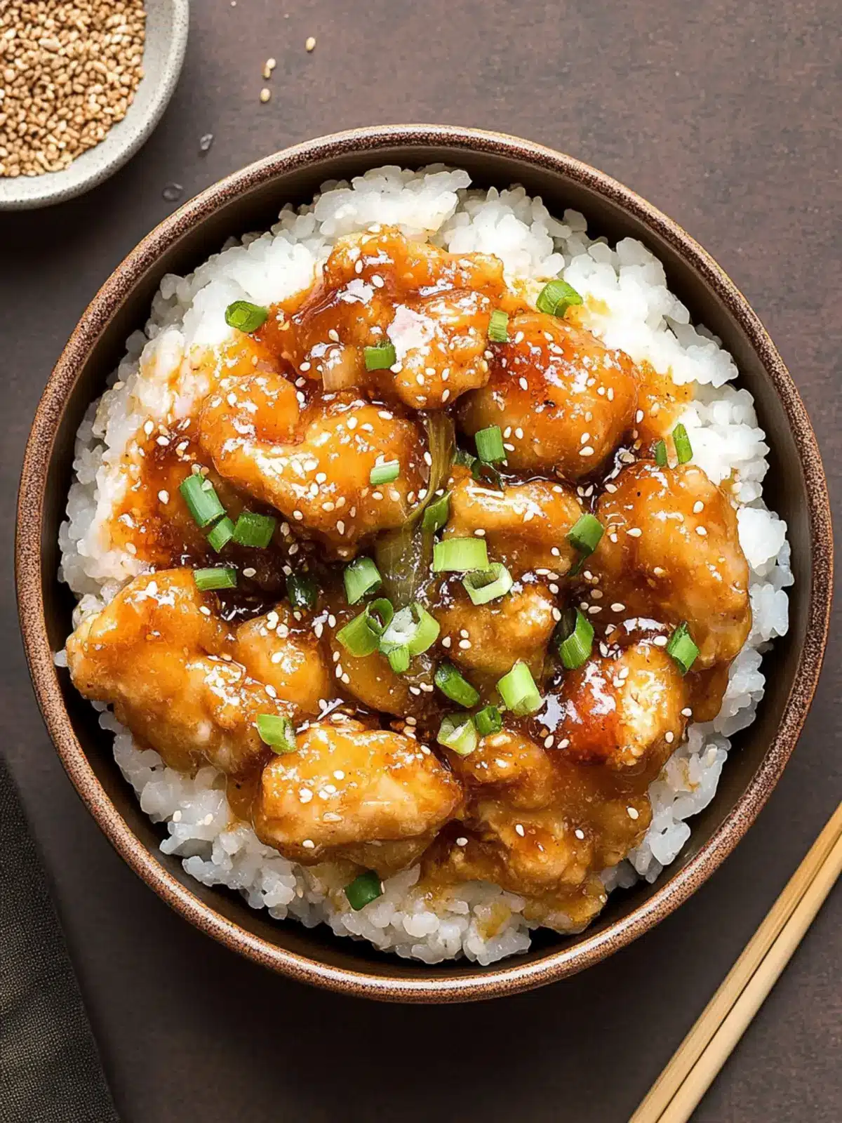 Savor the Flavor: General Tso's Chicken Oyakodon Delight 3 General Tso's Chicken Oyakodon