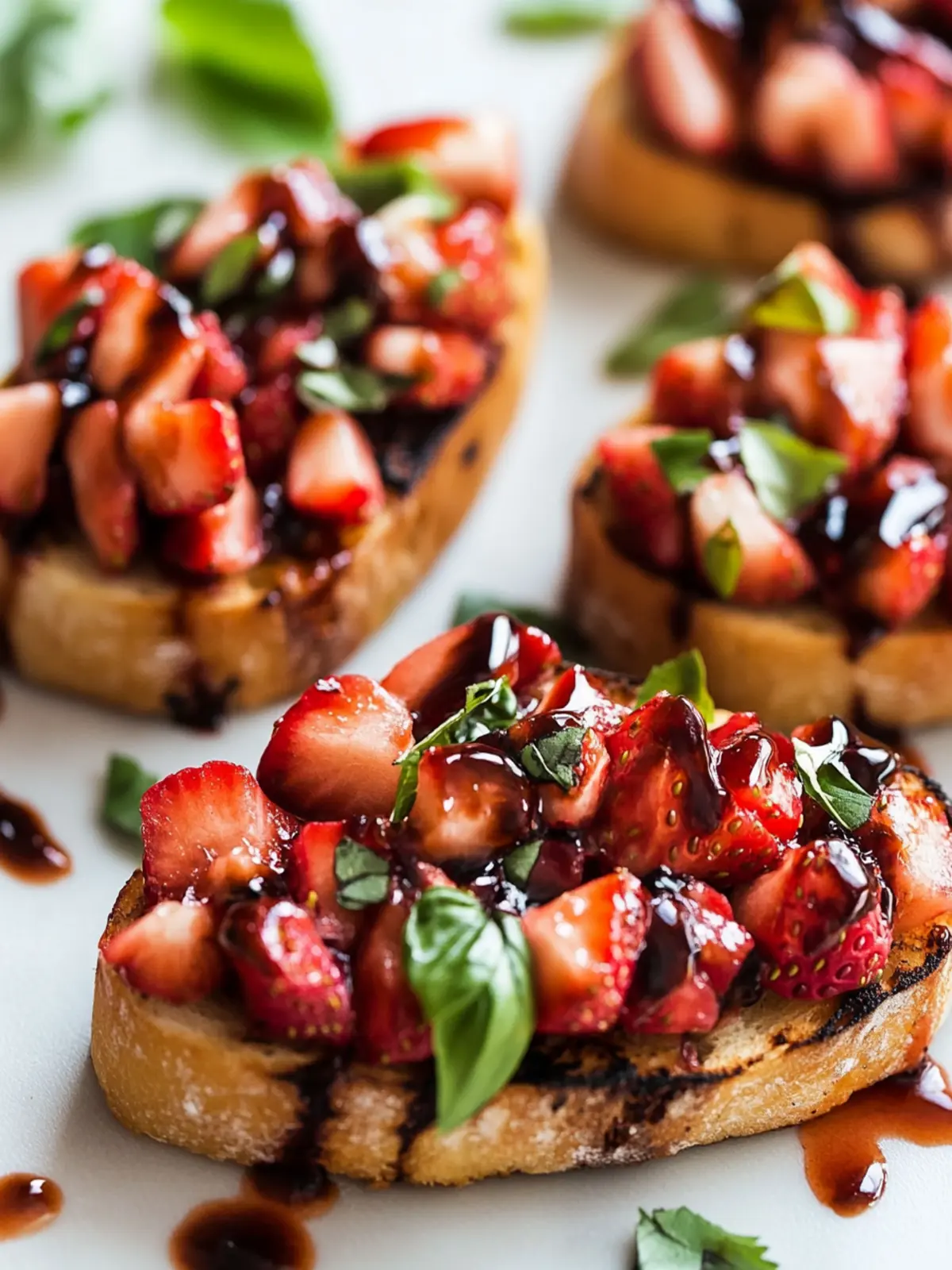 Irresistible Strawberry Bruschetta with a Basil Twist 4 Strawberry Bruschetta