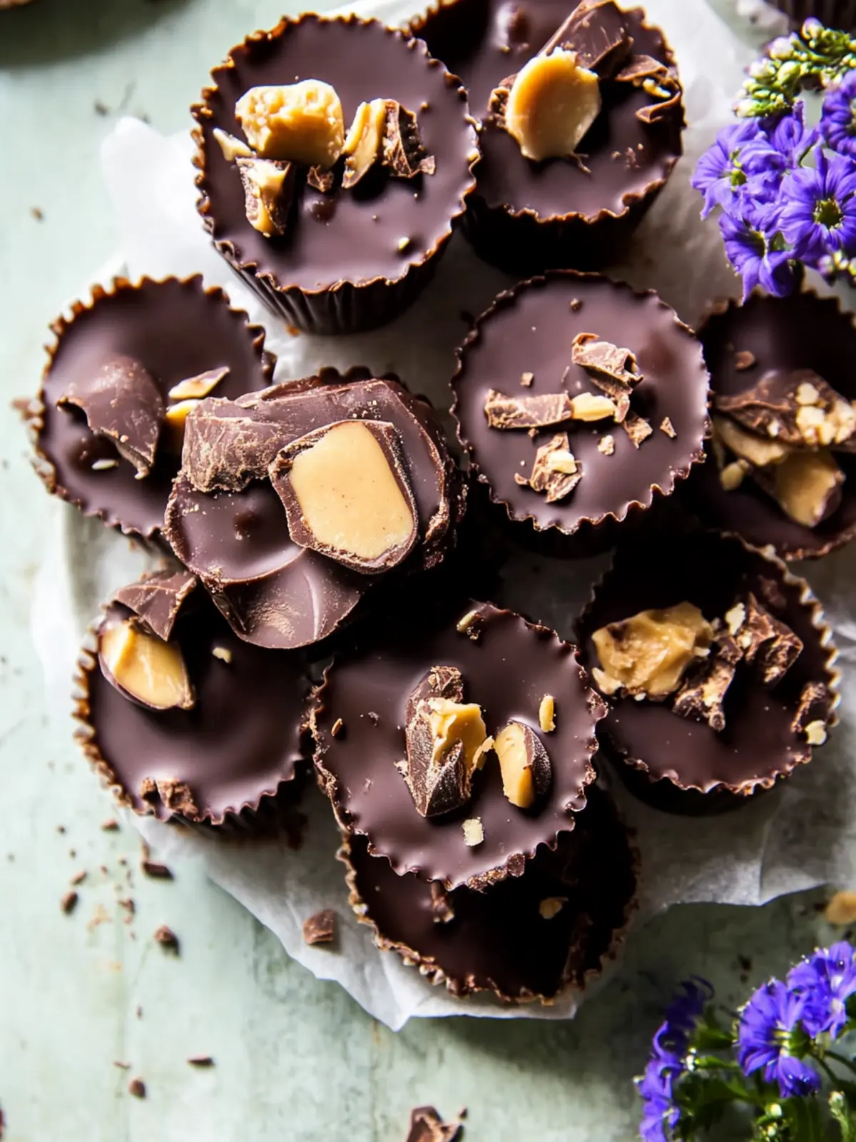 Delicious Frozen Chocolate Peanut Butter Yogurt Cups Recipe 2 Frozen Chocolate Peanut Butter Yogurt Cups