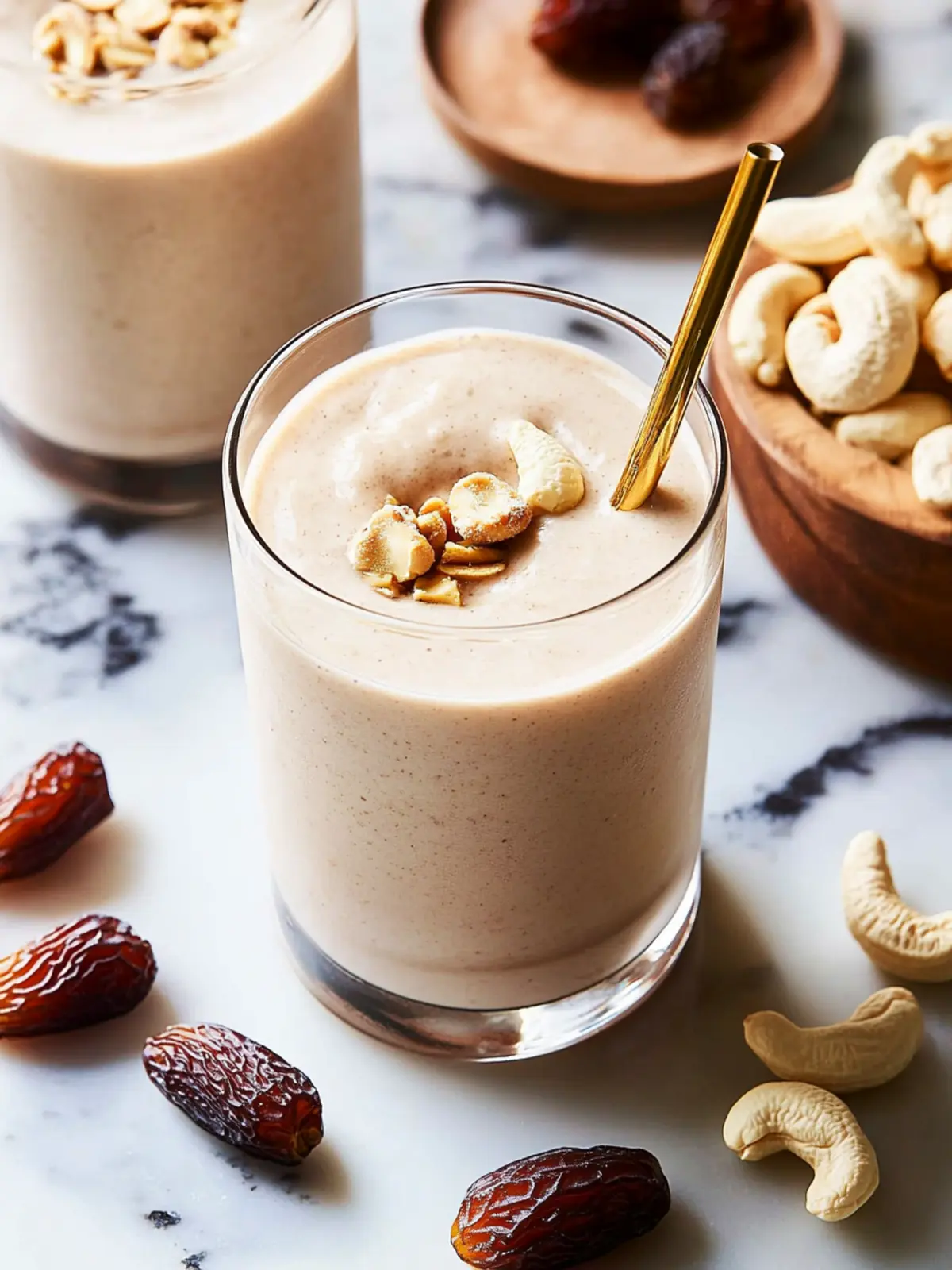 Gut-Healthy Cashew Date Shake for Happy Digestion 3 Gut-Healthy Cashew Date Shake