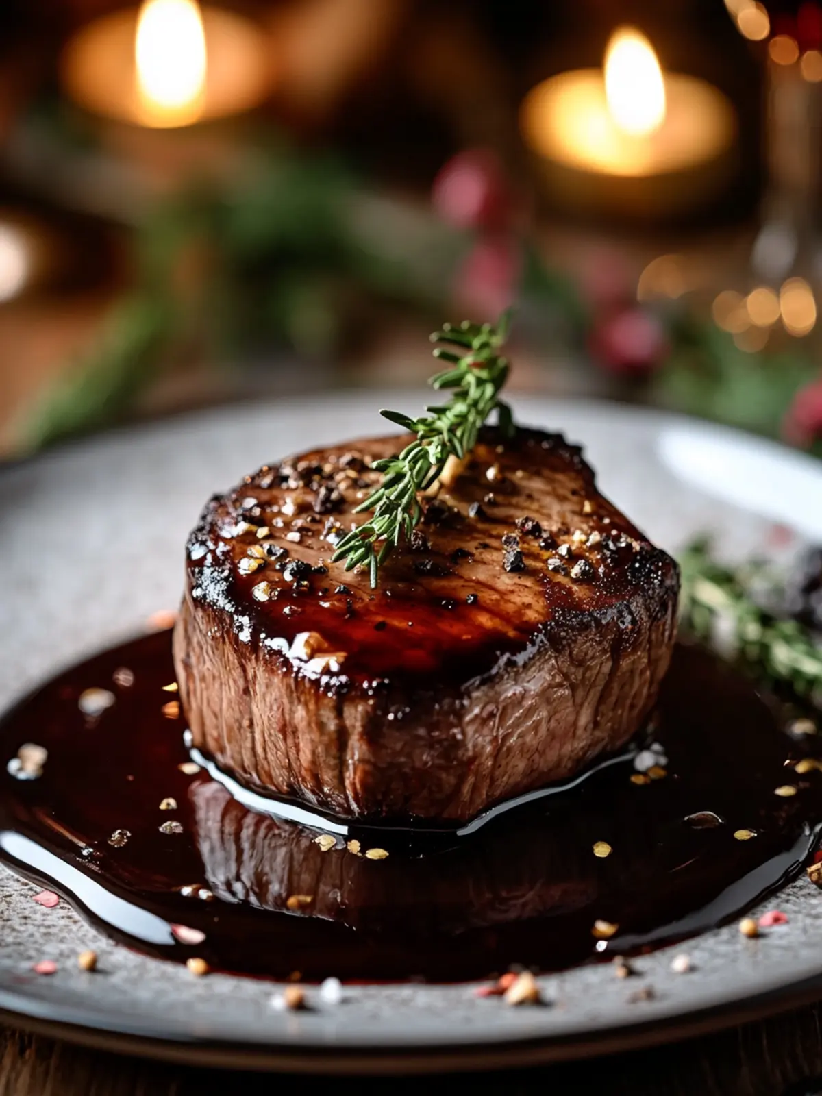 Indulge in Filet Mignon with Red Wine Reduction Bliss 4 Filet Mignon with Red Wine Reduction