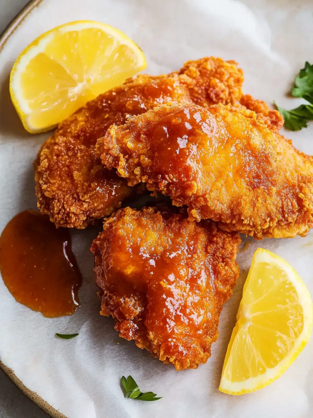 Oven-Fried Southern Chicken with Honey Bourbon Bliss 4 Oven-Fried Southern Chicken