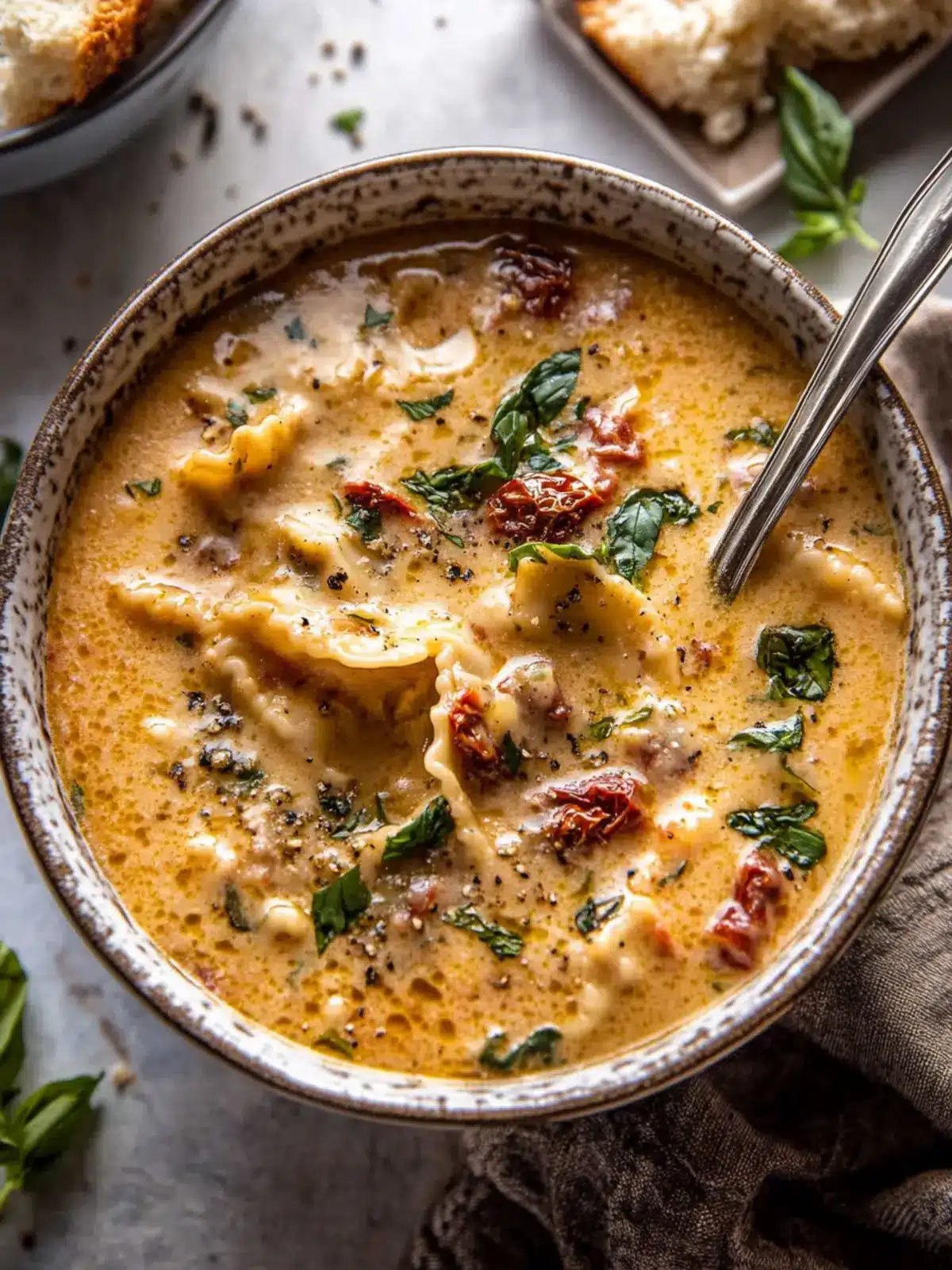 Crockpot Creamy Sun-Dried Tomato Lasagna Soup for Cozy Nights 3 Crockpot Creamy Sun-Dried Tomato Lasagna Soup