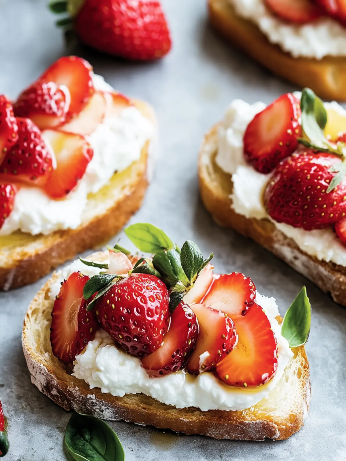 Savory Strawberry Goat Cheese Crostini for Perfect Snacks 3 Strawberry Goat Cheese Crostini