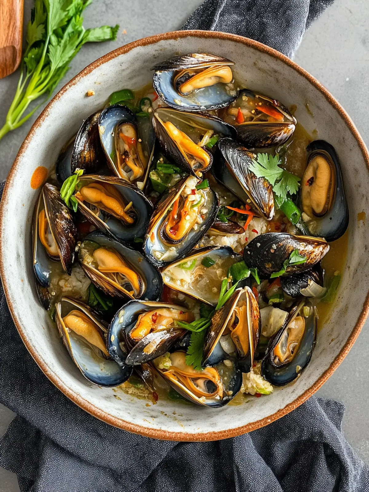 Savor Vietnamese Stir Fry Mussels: A Quick Flavor Explosion 4 Vietnamese Stir Fry Mussels