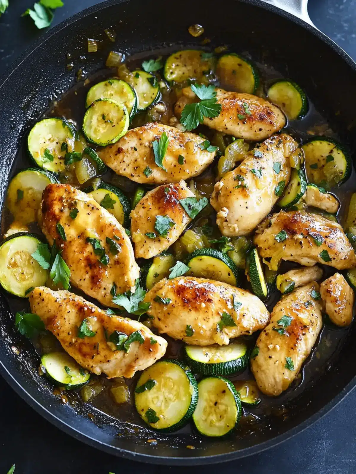 Savor This Honey Garlic Chicken and Zucchini Skillet Delight 5 Honey Garlic Chicken and Zucchini Skillet