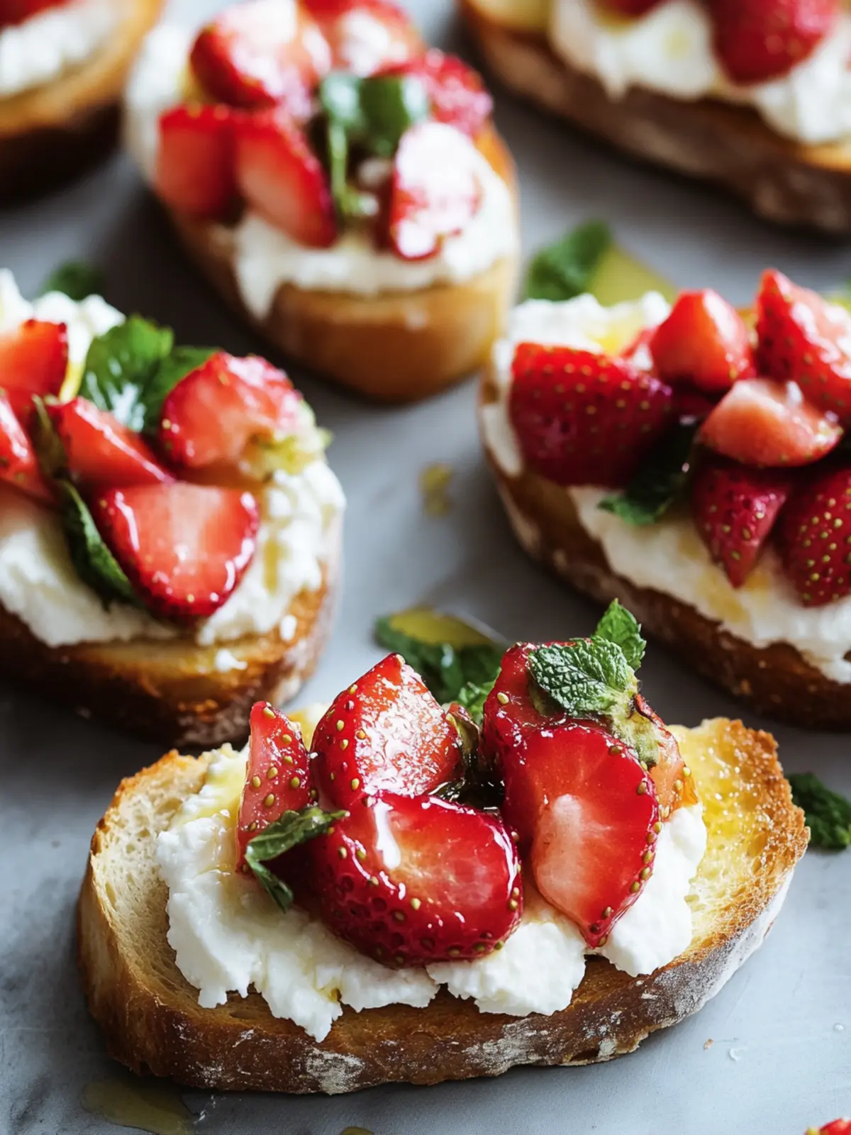 Savory Strawberry Goat Cheese Crostini for Perfect Snacks 2 Strawberry Goat Cheese Crostini