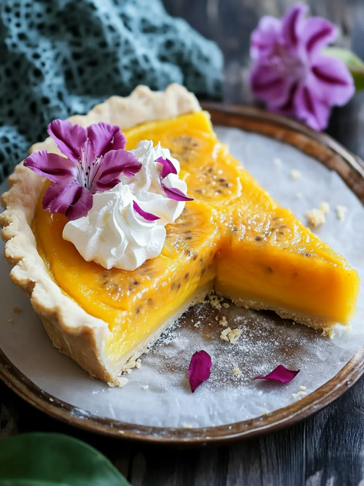 Passionfruit Pie: A Tangy Delight for Your Next Gathering 2 Passionfruit Pie
