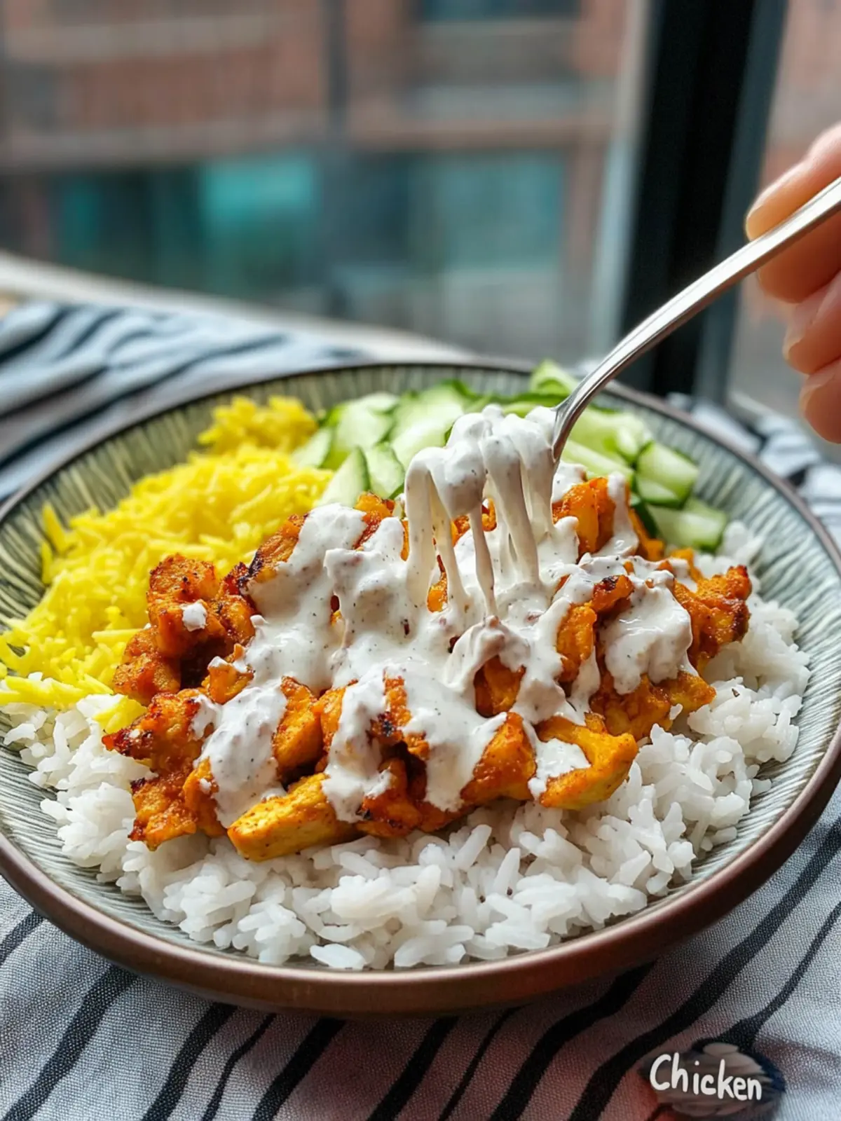 Halal Cart Vegan Chicken Over Rice That'll Blow Your Mind 2 Halal Cart Vegan “Chicken” Over Rice