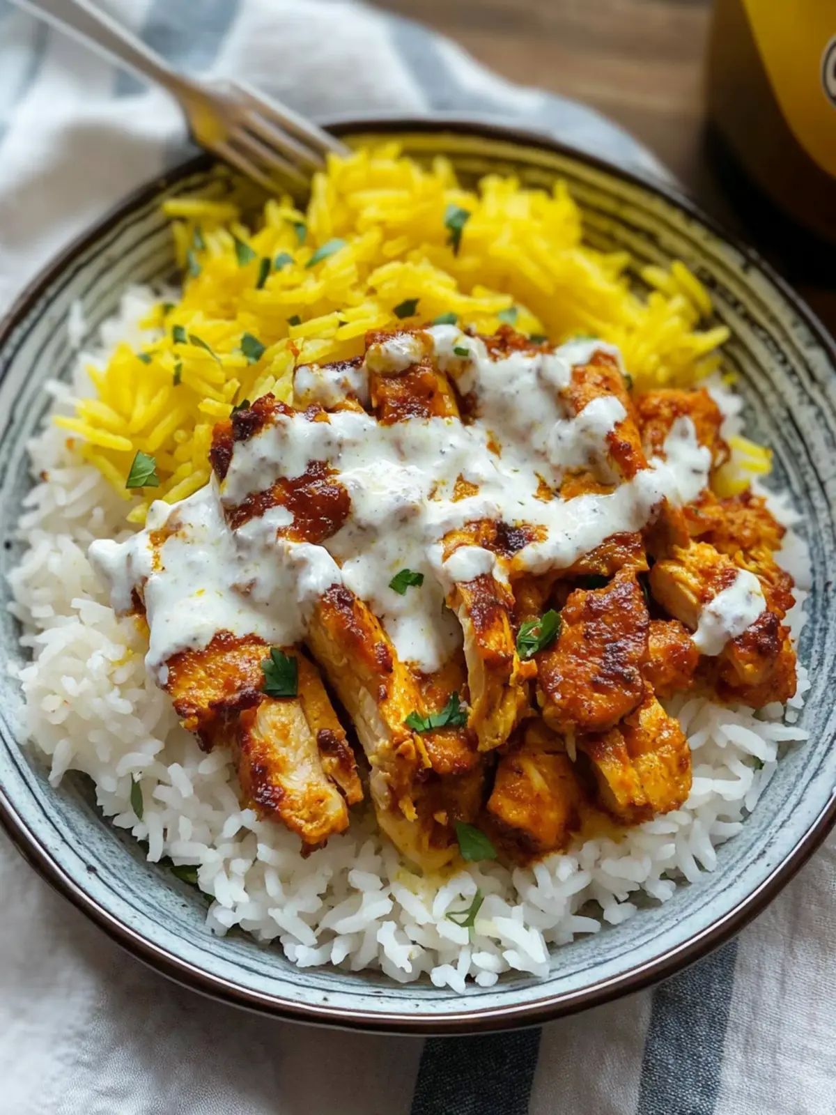Halal Cart Vegan Chicken Over Rice That'll Blow Your Mind 5 Halal Cart Vegan “Chicken” Over Rice