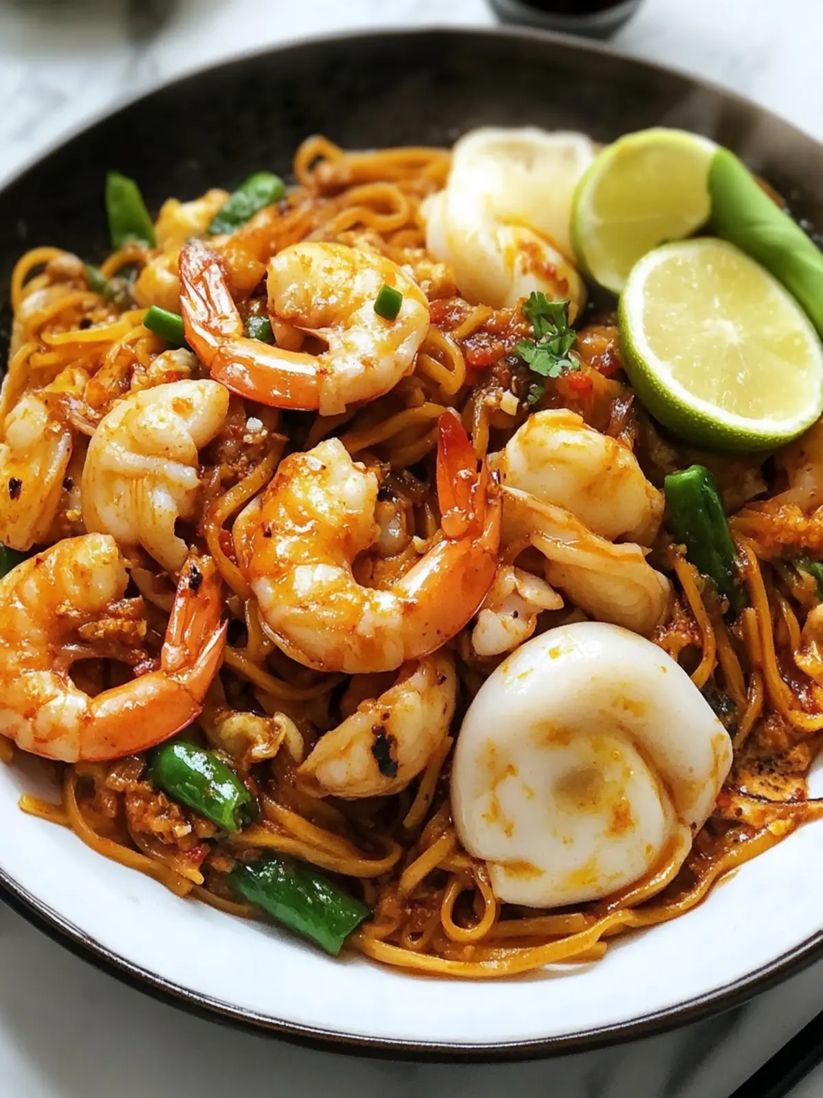 Savor the Flavor: Amelia's Seafood Mee Goreng Delight 5 Seafood Mee Goreng by Amelia Renee Lim