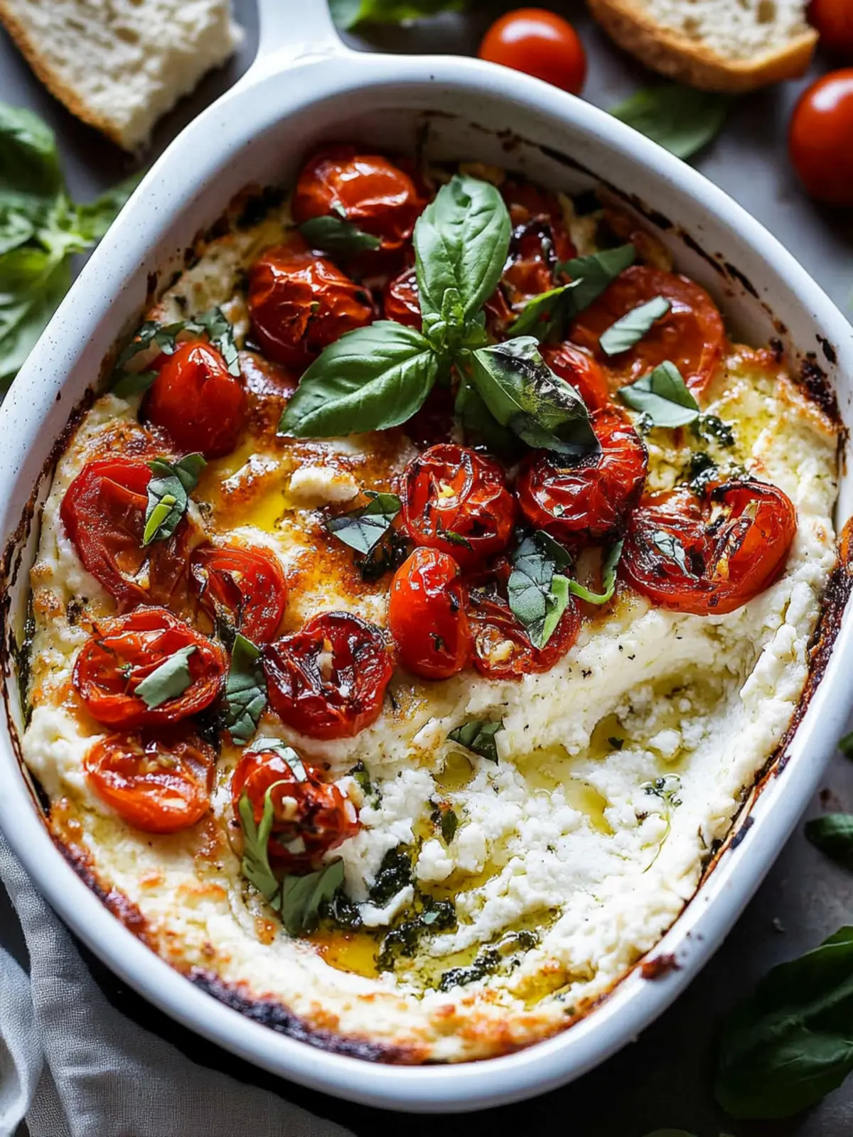 Irresistible Baked Goat Cheese Bruschetta Dip for Home Entertaining 4 Baked Goat Cheese Bruschetta Dip