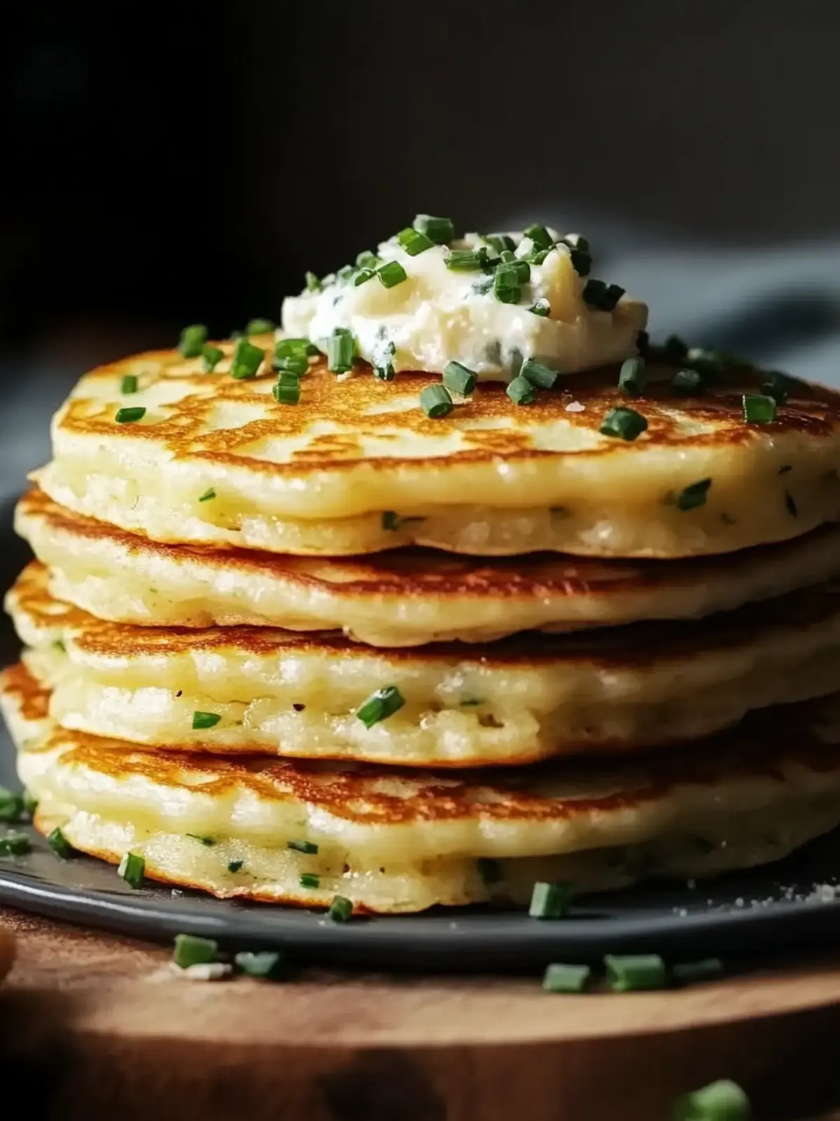 Cheese & Chive Pancakes: Simple, Savory Delights to Savor 5 Cheese & Chive Pancakes